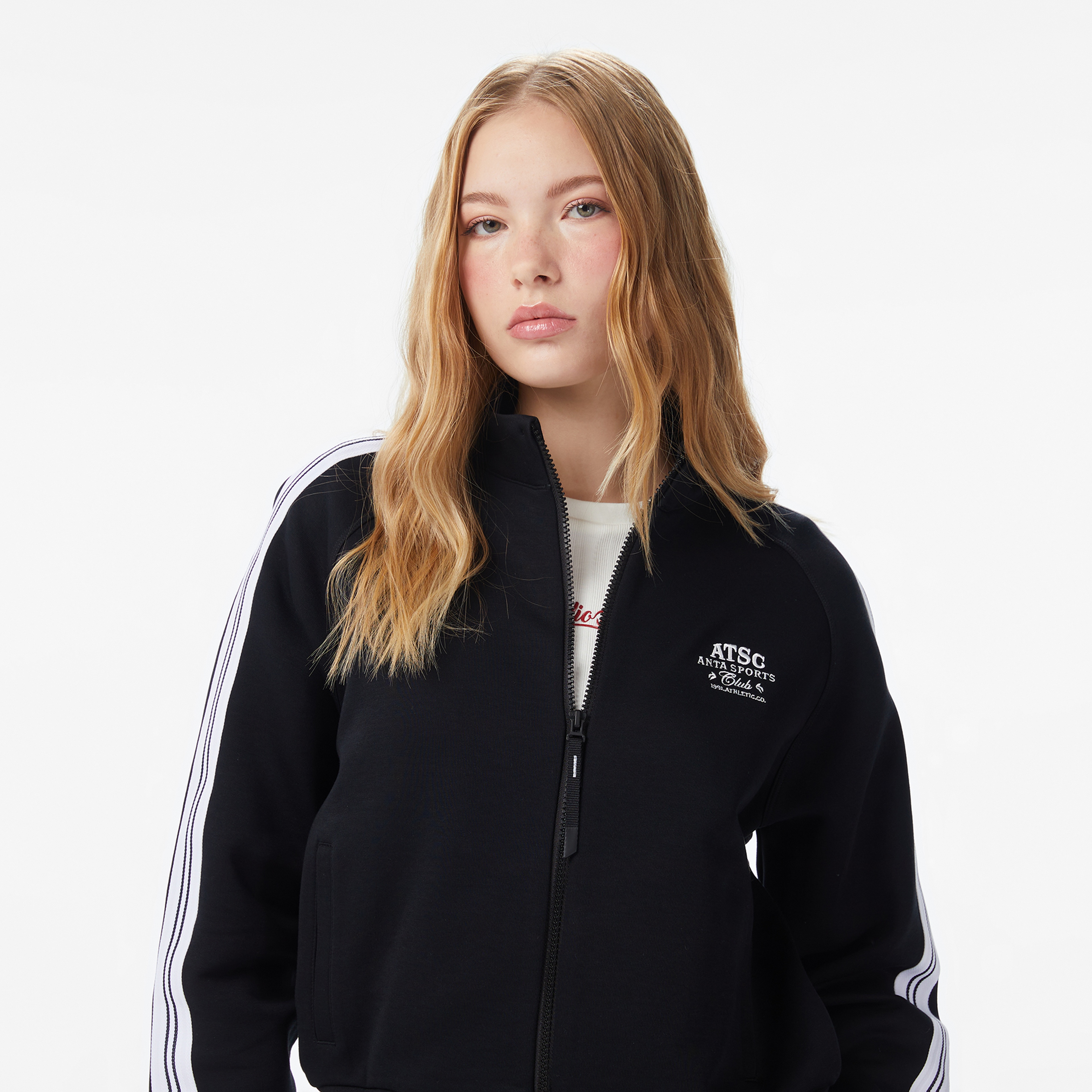 Anta Beach Party Siyah Kadın Eşofman Üstü