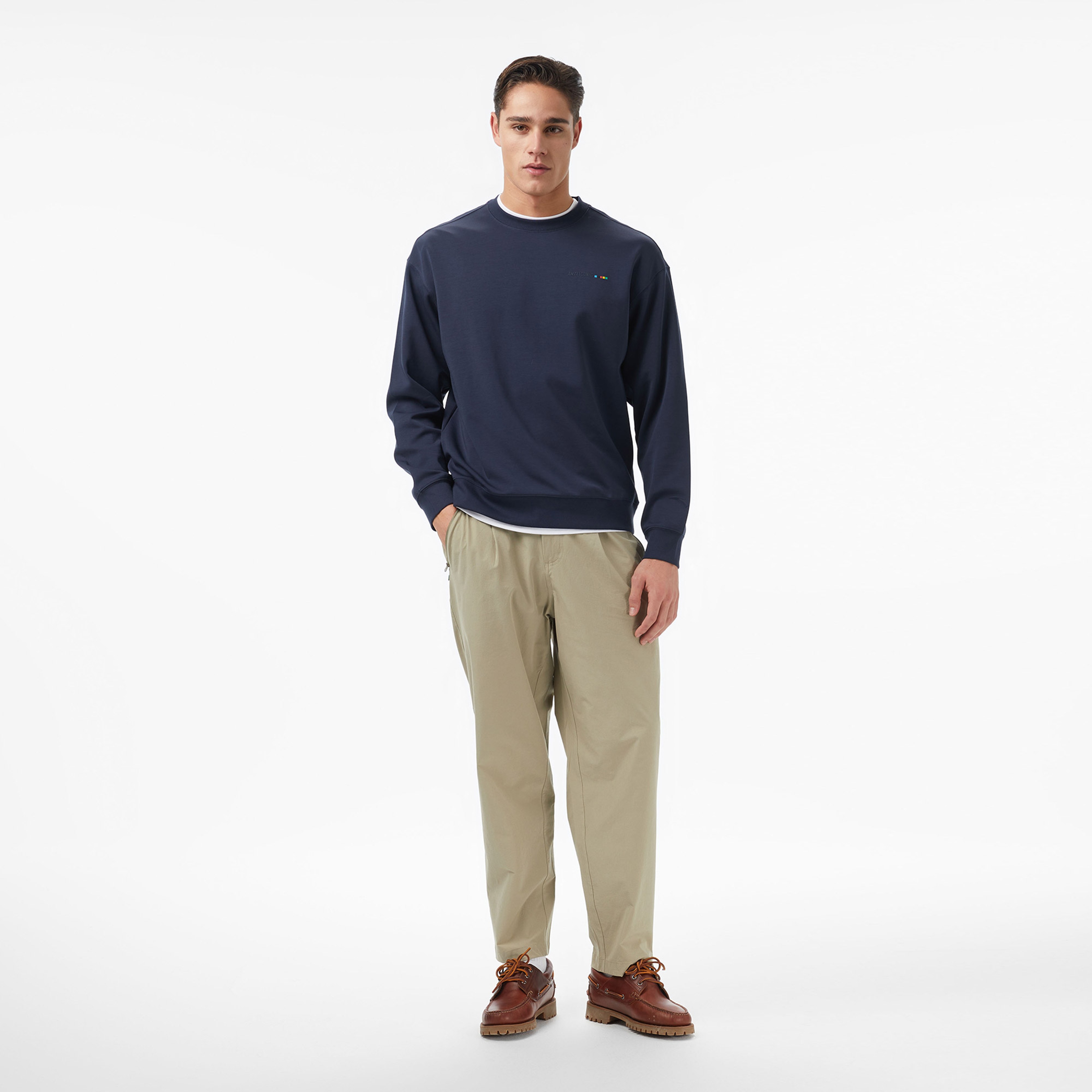 Anta Iconic Erkek Mavi Sweatshirt