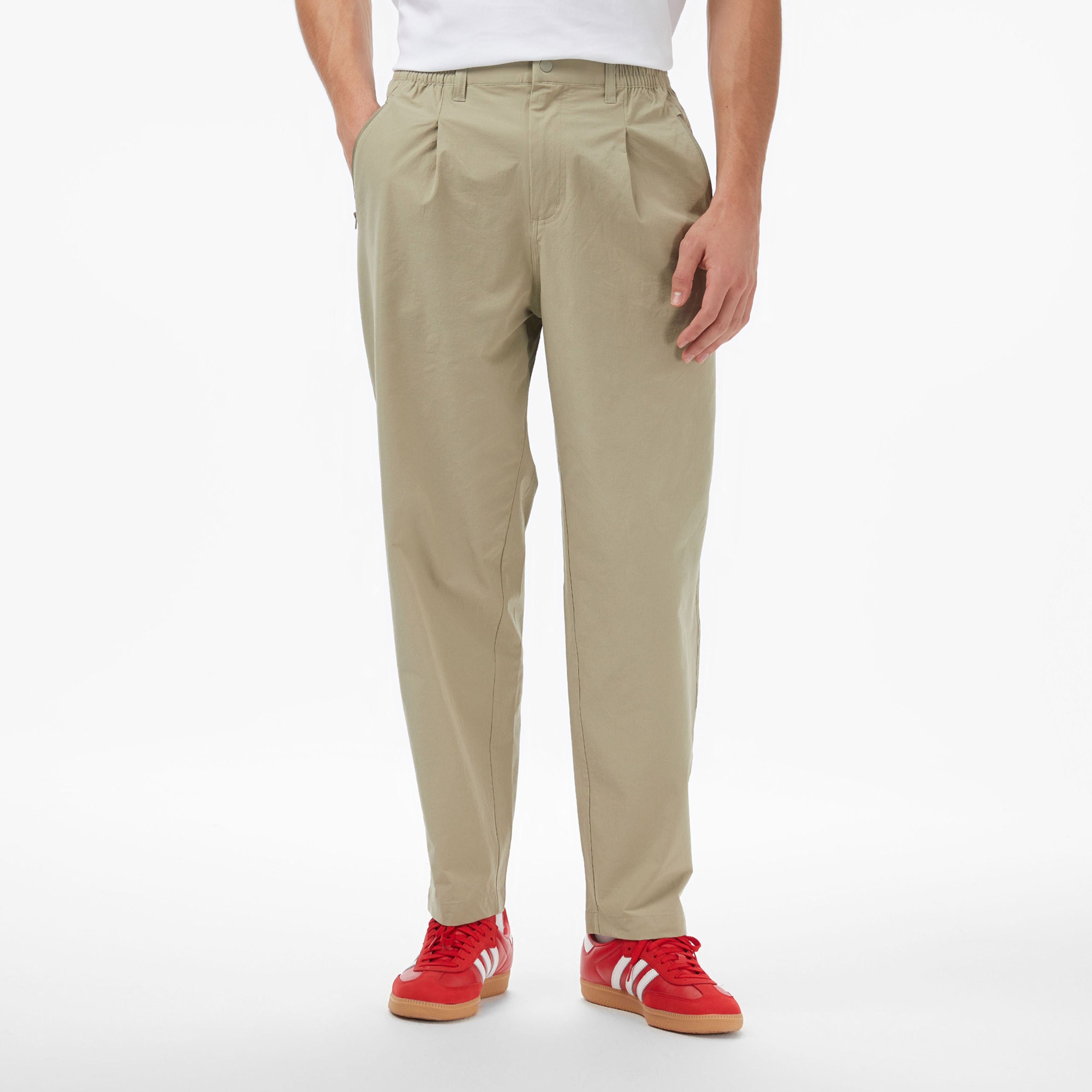 Anta Iconic Erkek Haki Eşofman Altı