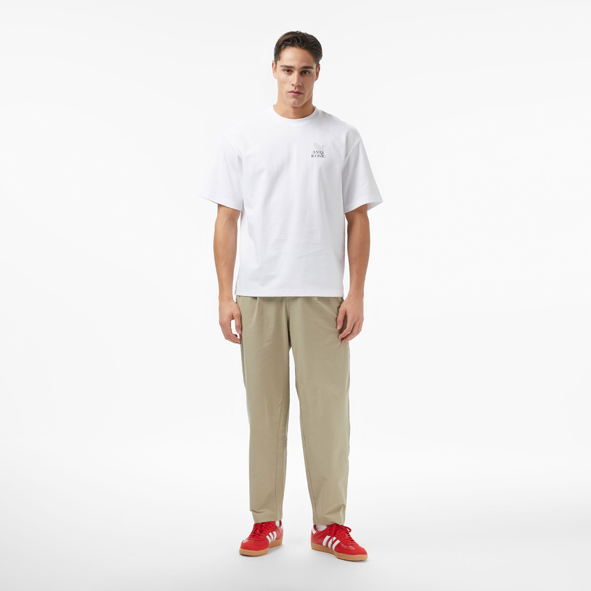 Anta Iconic Erkek Haki Eşofman Altı