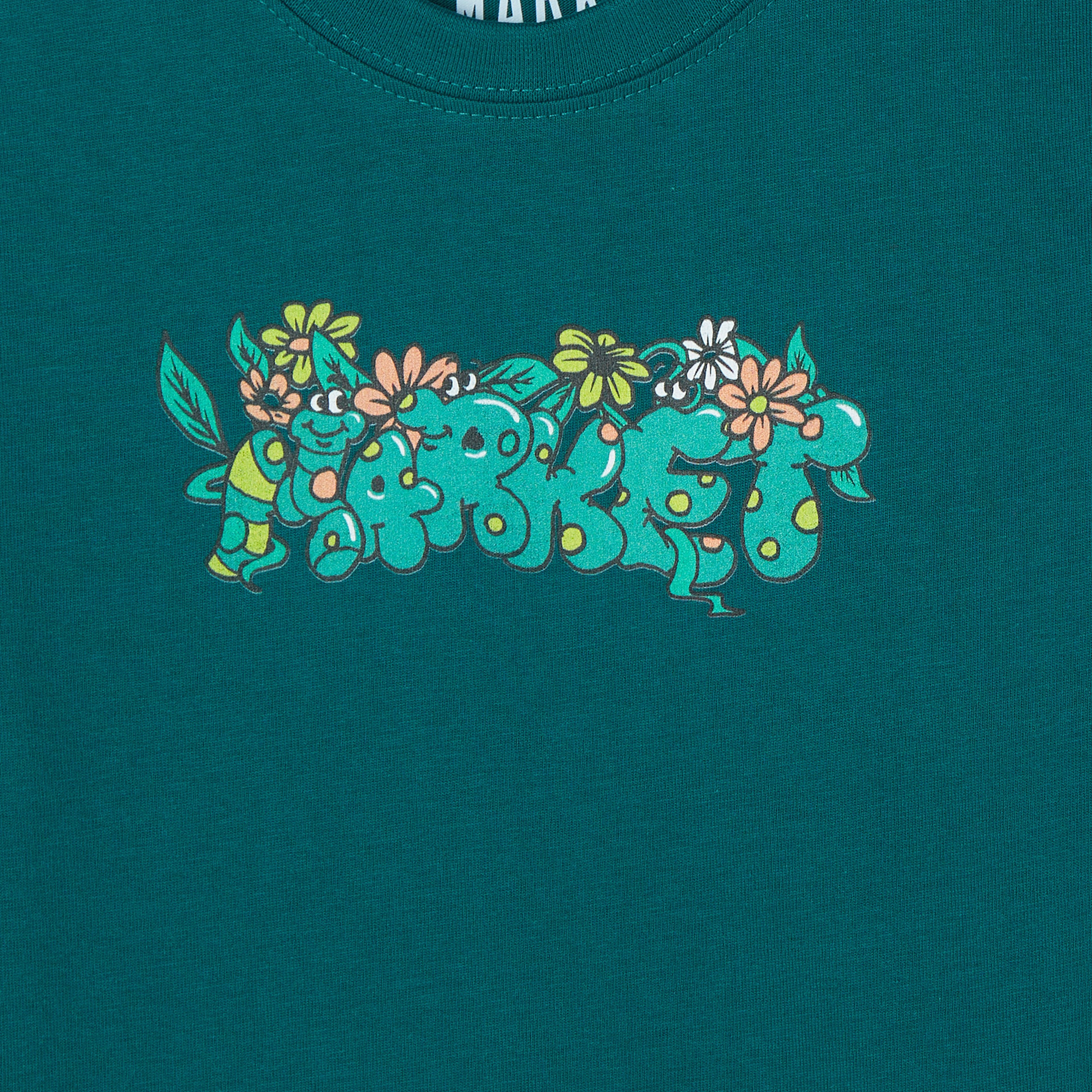 Market In The Garden Çocuk Yeşil T-Shirt