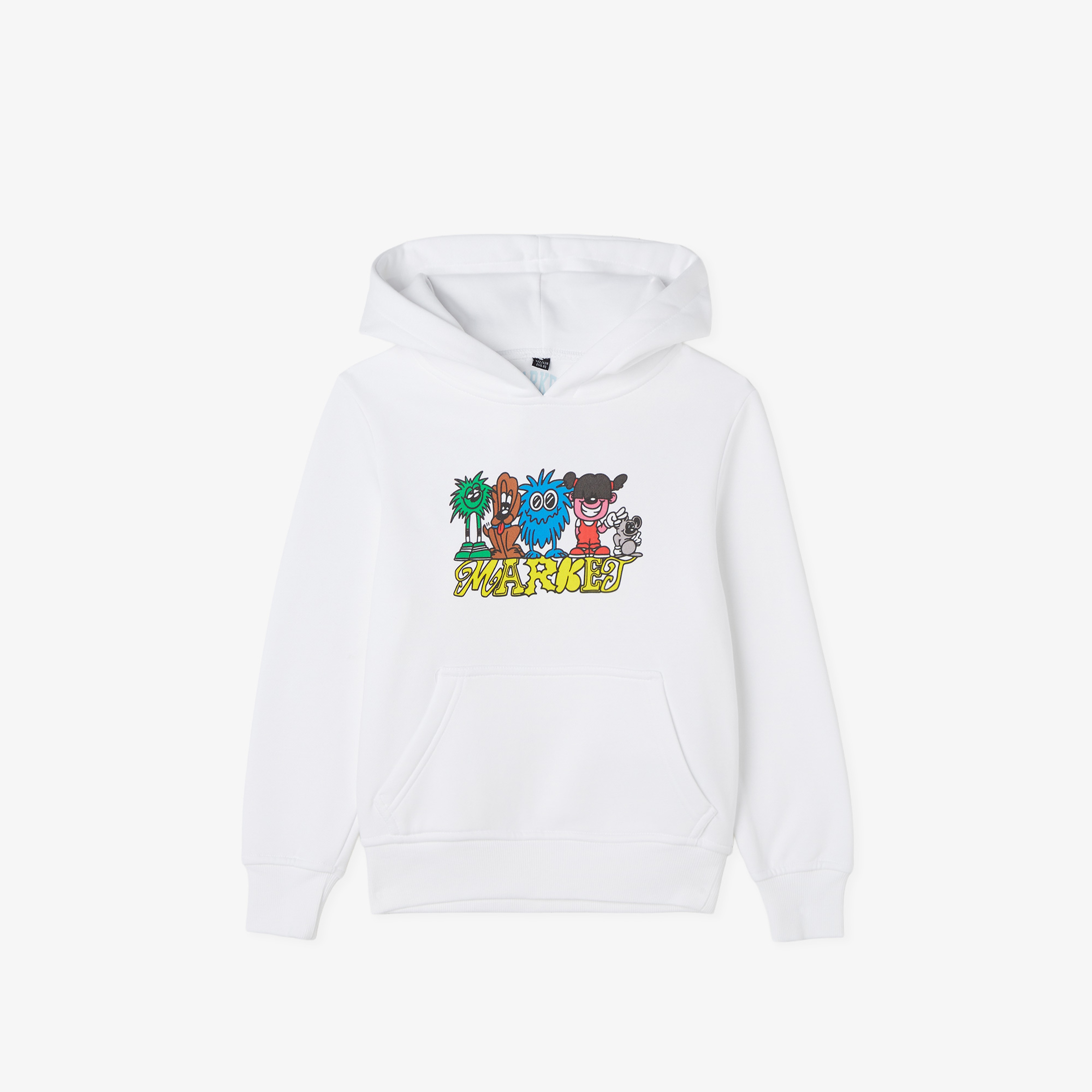 Mini Market My Squad Çocuk Beyaz Hoodie