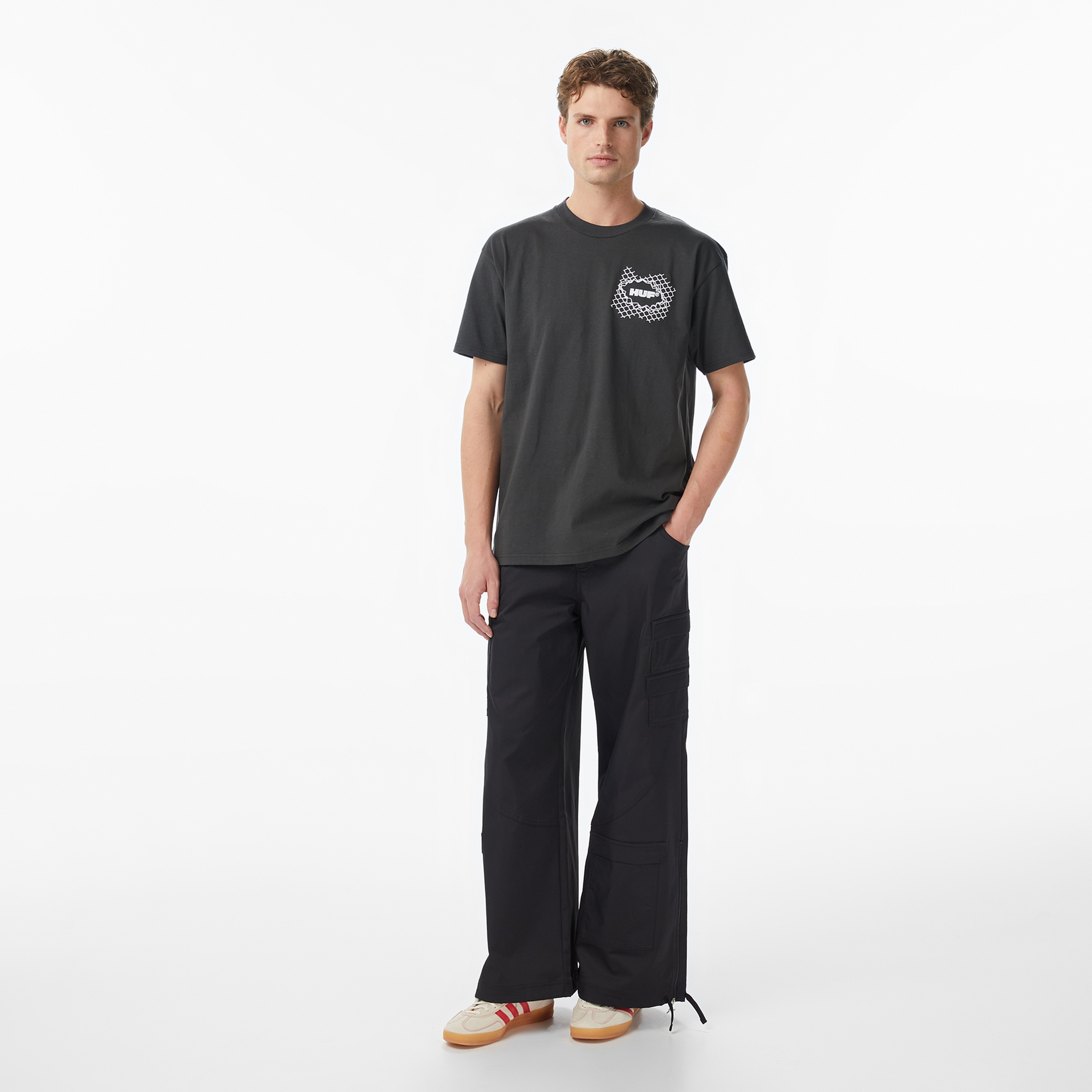 Huf 4 The Dawgs Erkek Siyah T-Shirt
