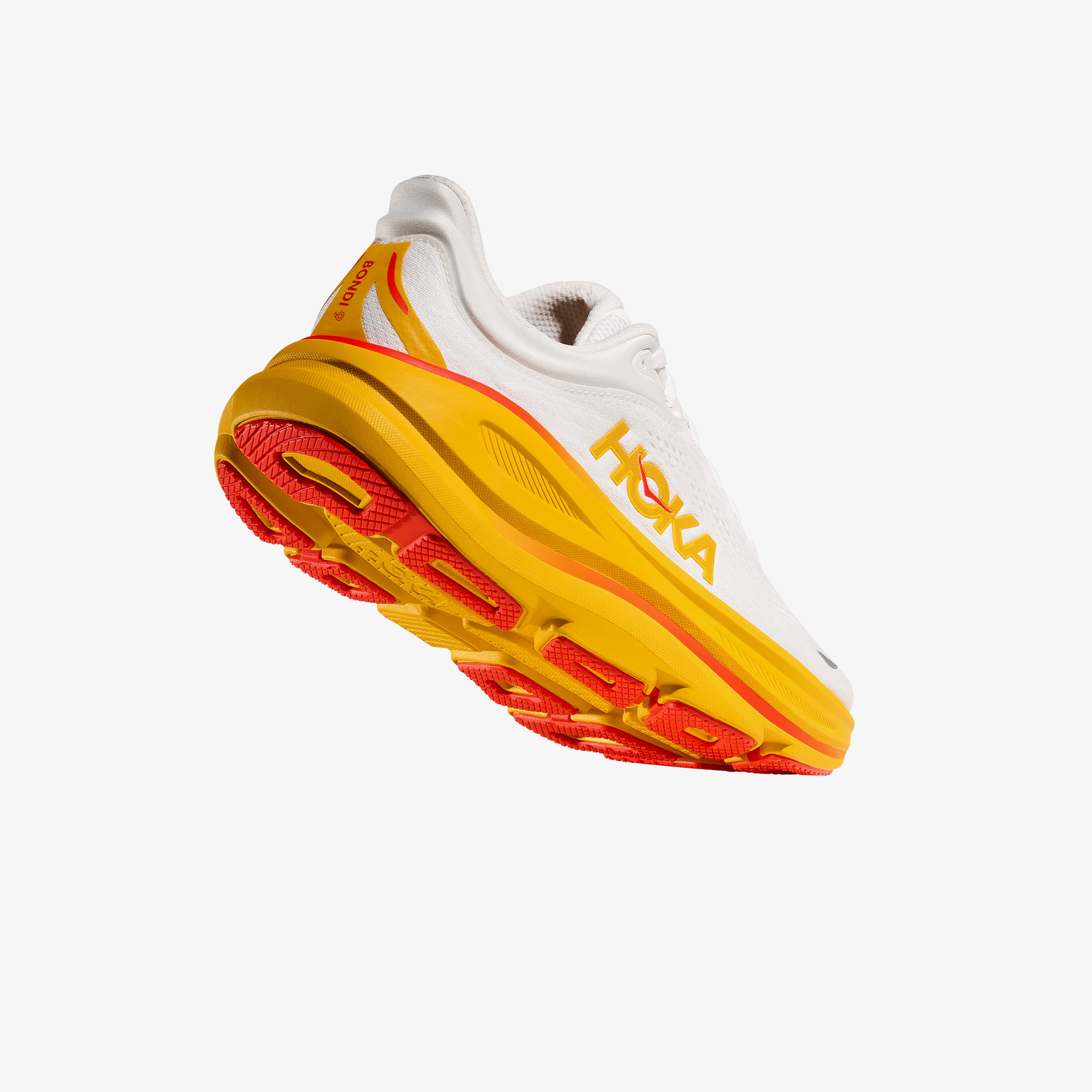 Hoka Bondi 9 Kadın Beyaz Yol Koşu Ayakkabısı