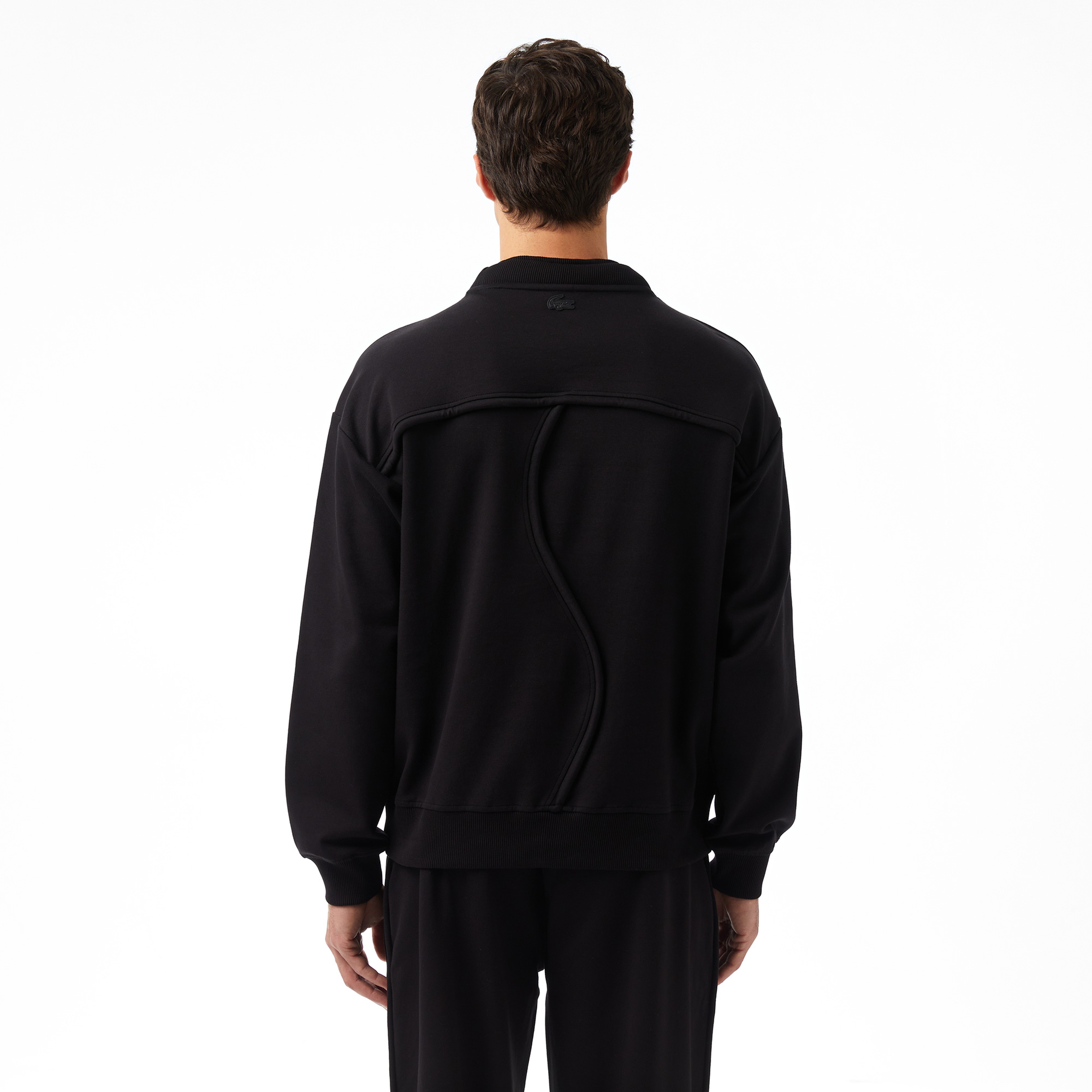 Lacoste x House of SuperStep Sport Erkek Siyah Sweatshirt