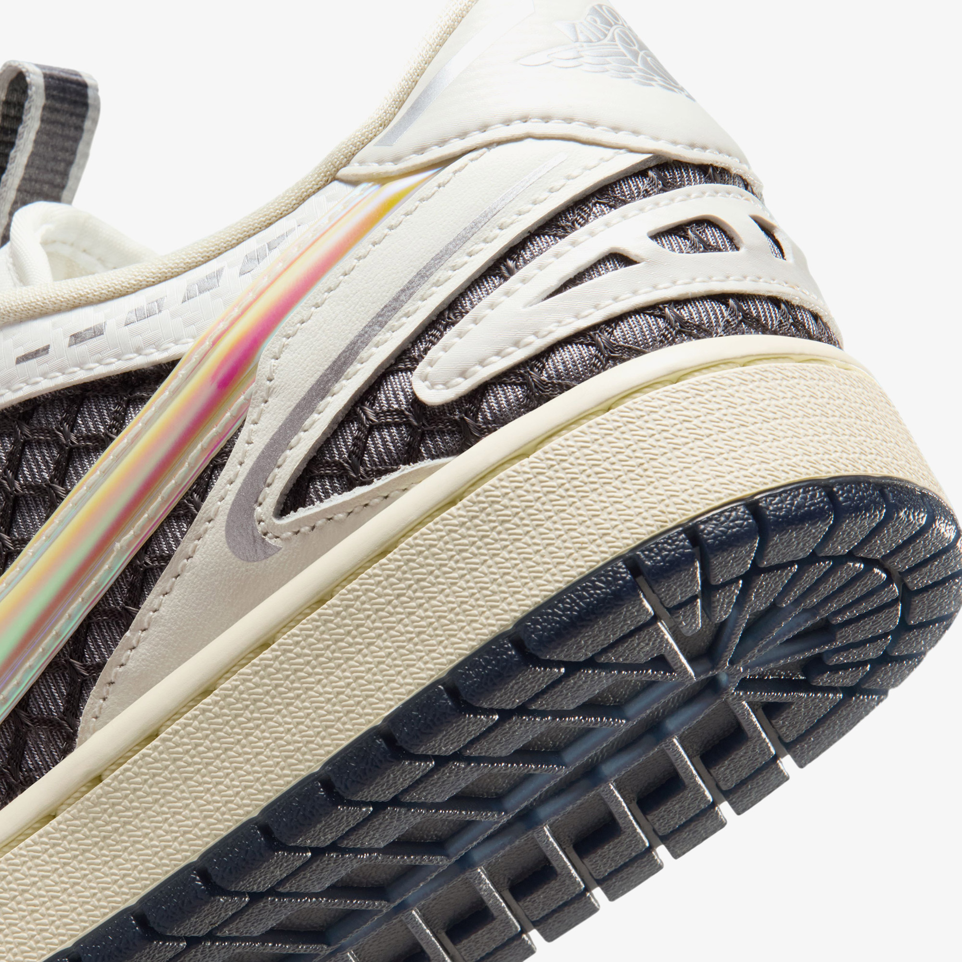 Jordan Air 1 Low Method of Make Kadın Krem Rengi Spor Ayakkabı