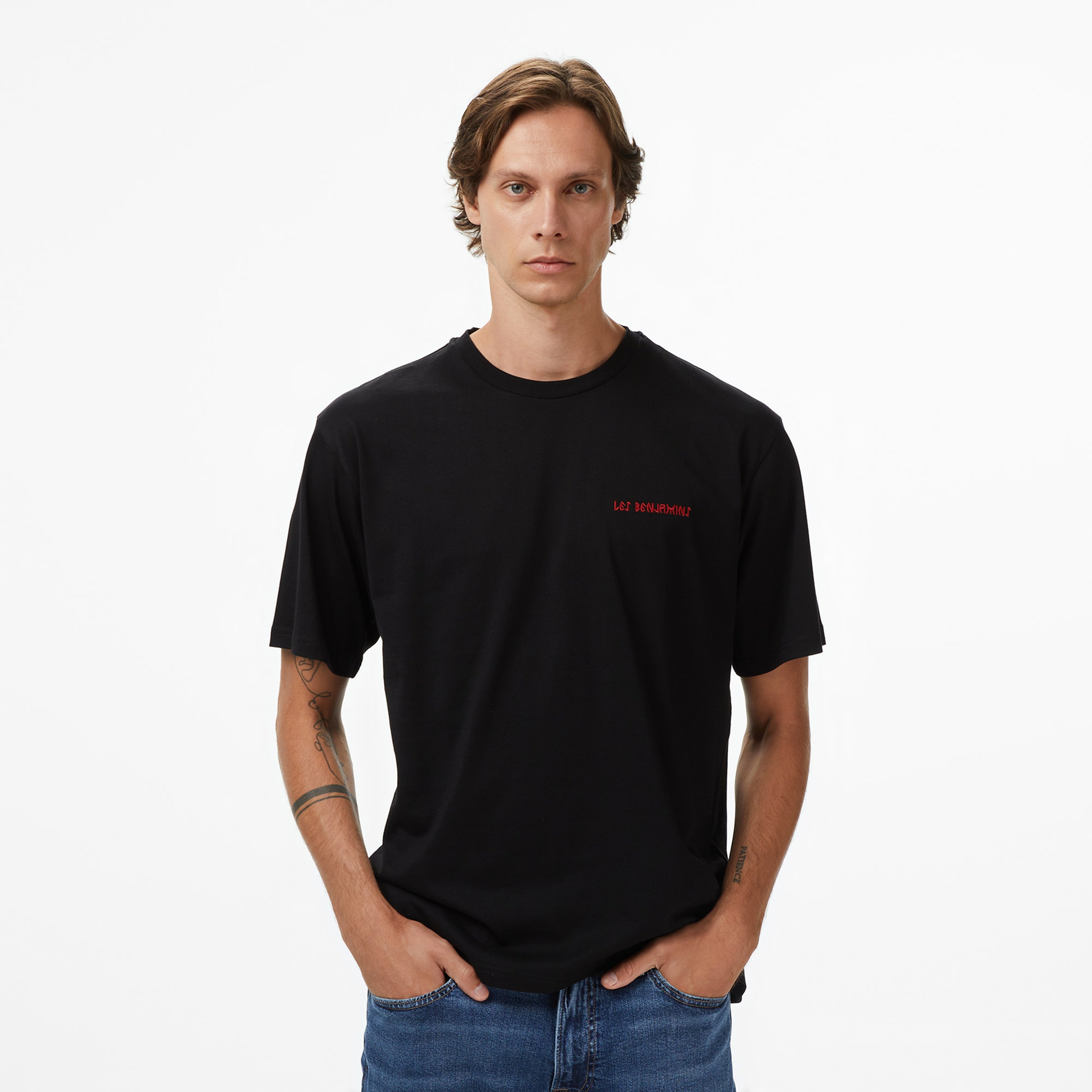 Les Benjamins Relaxed Fit Erkek Bej T-Shirt