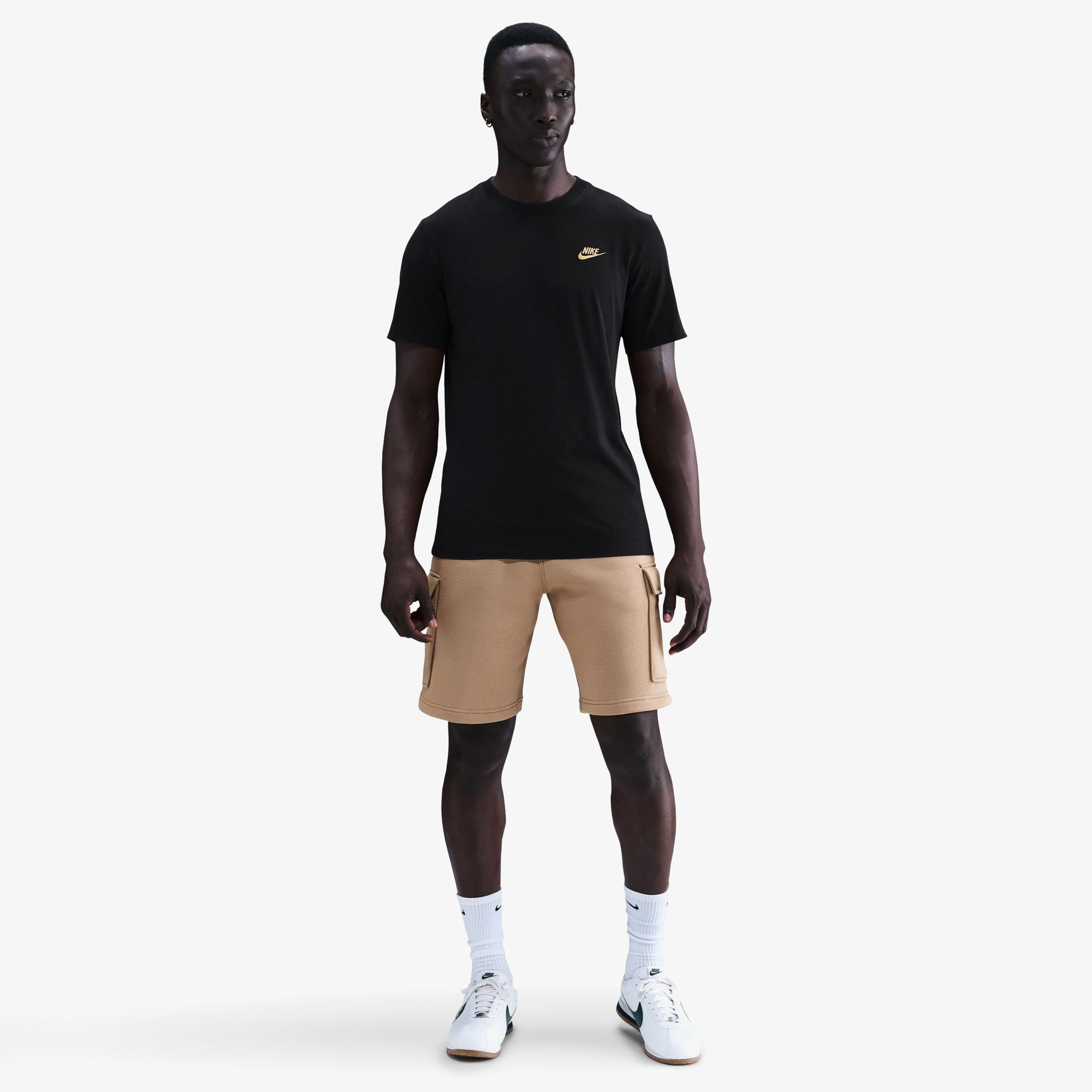 Nike Sportswear Club Erkek Siyah T-Shirt