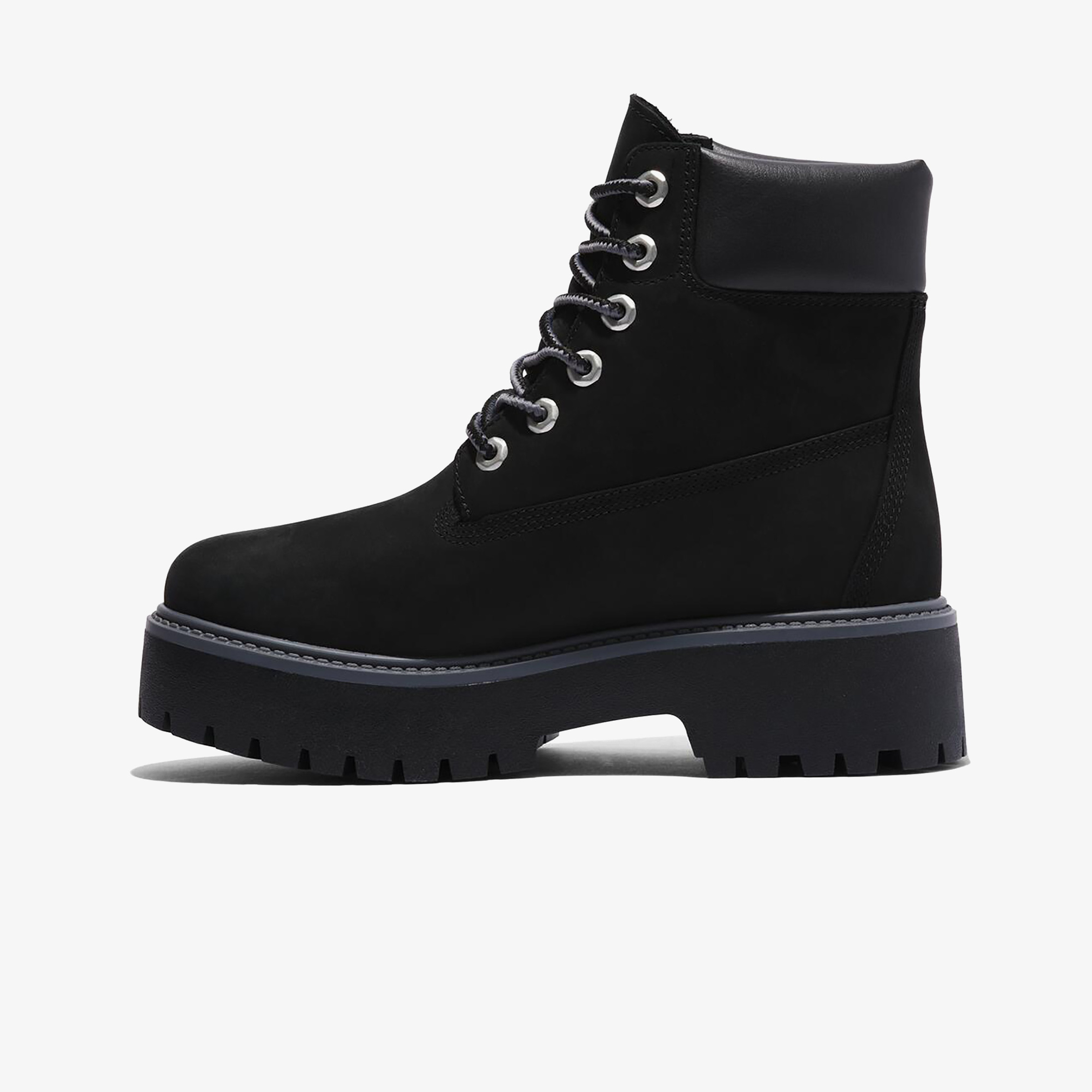 Timberland Stone Street 15 cm Su Geçirmez Platform Kadın Siyah Bot
