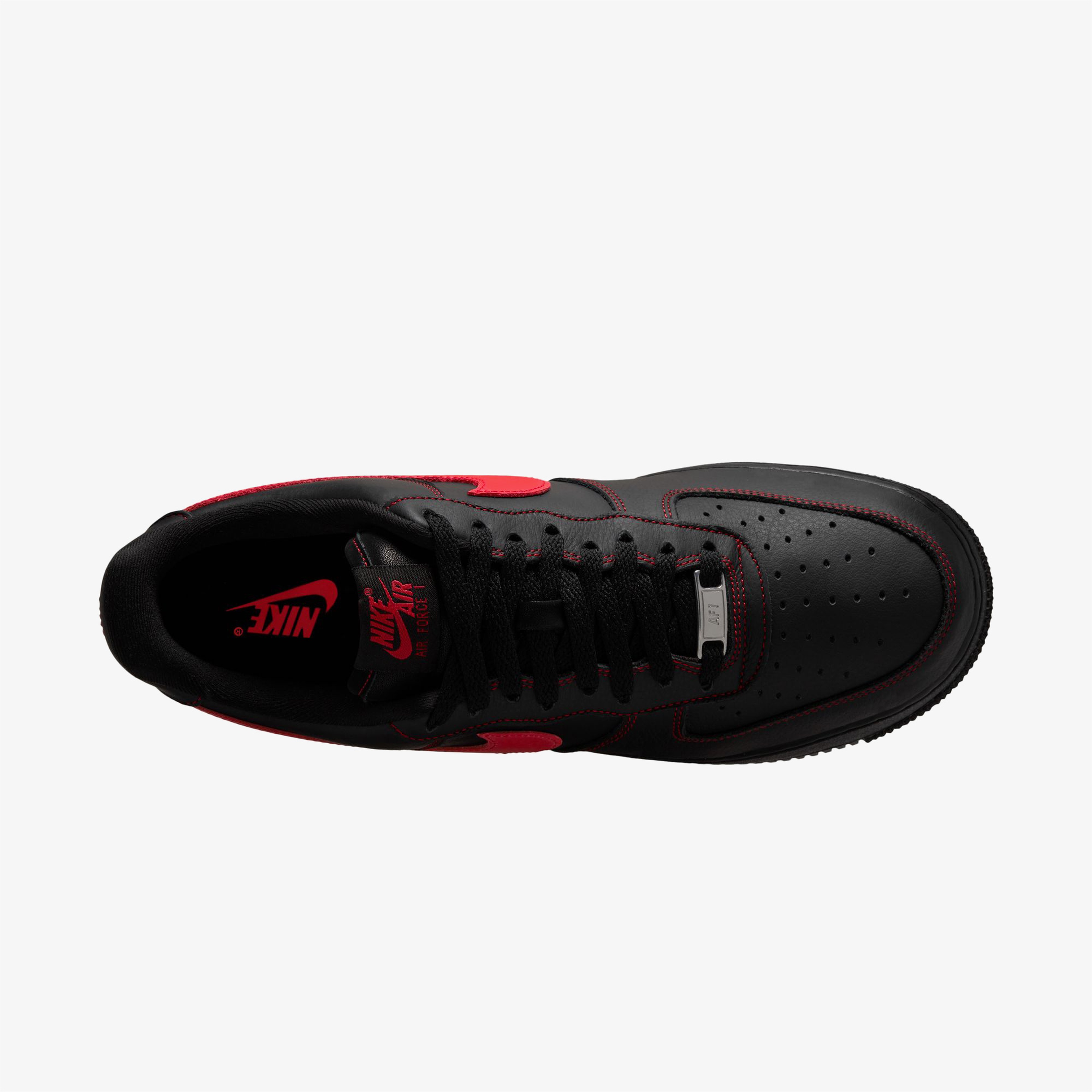 Nike Air Force 1 '07 LV8 'Bred' Erkek Siyah Spor Ayakkabı