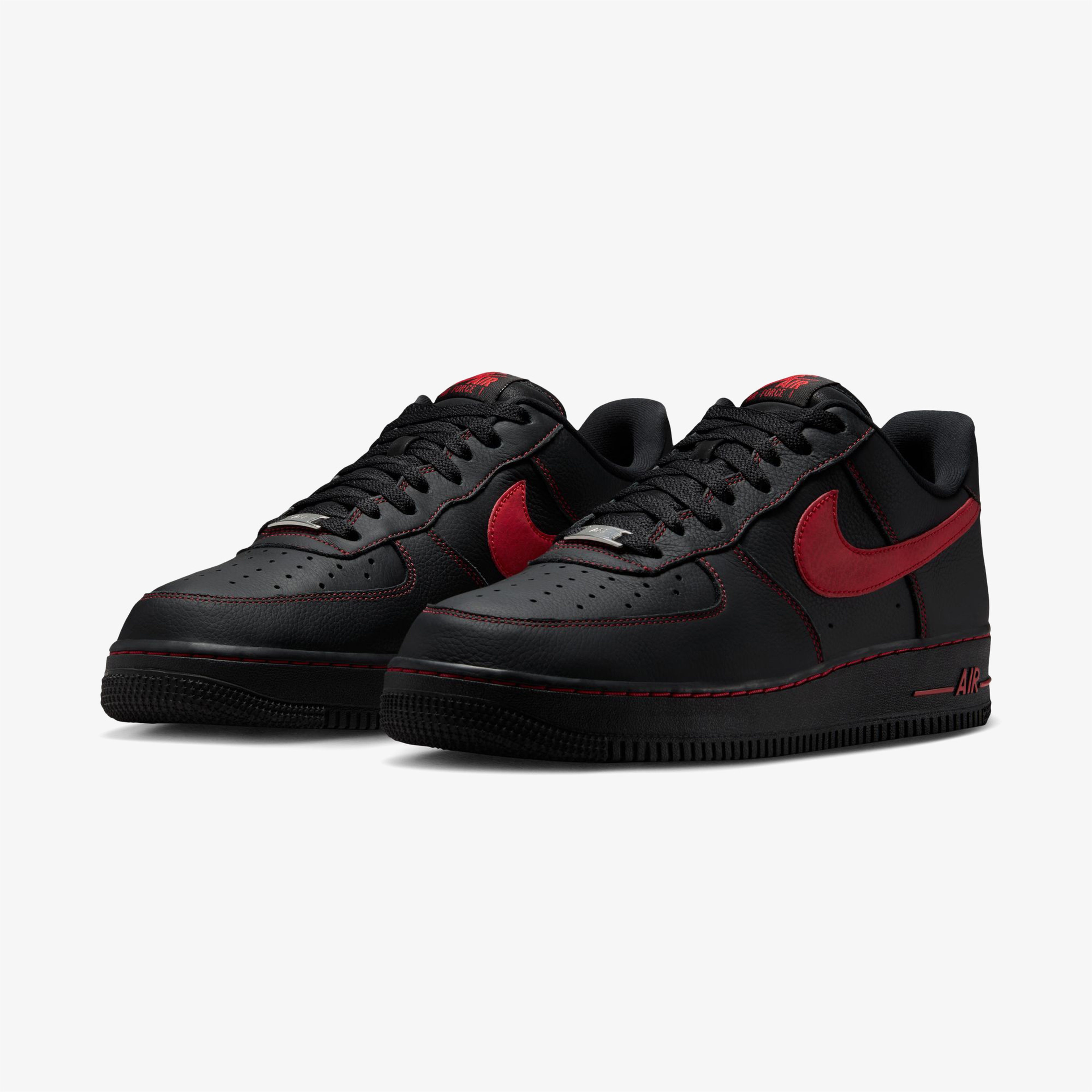 Nike Air Force 1 '07 LV8 'Bred' Erkek Siyah Spor Ayakkabı
