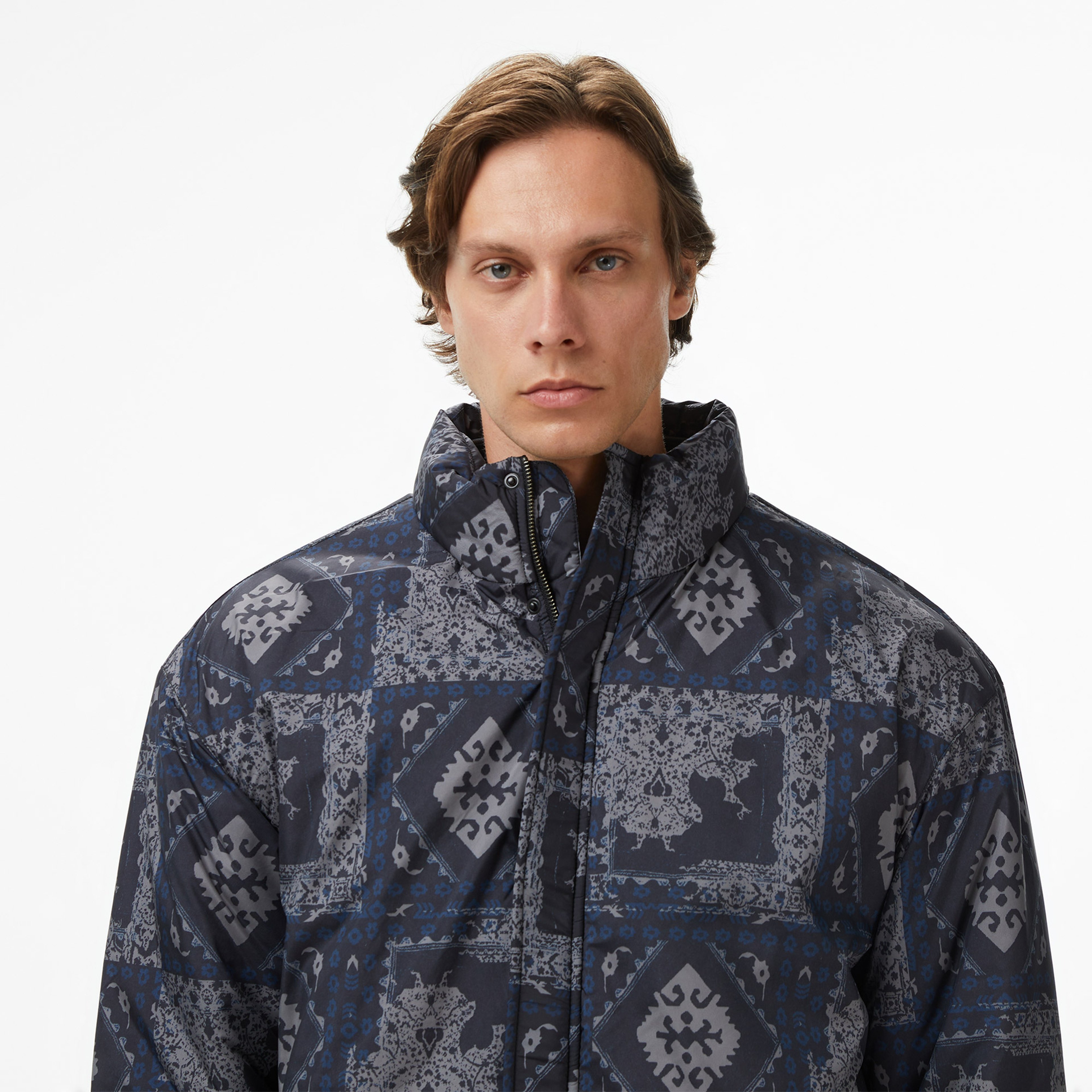Les Benjamins Regular Fit Erkek Renkli Bomber Ceket