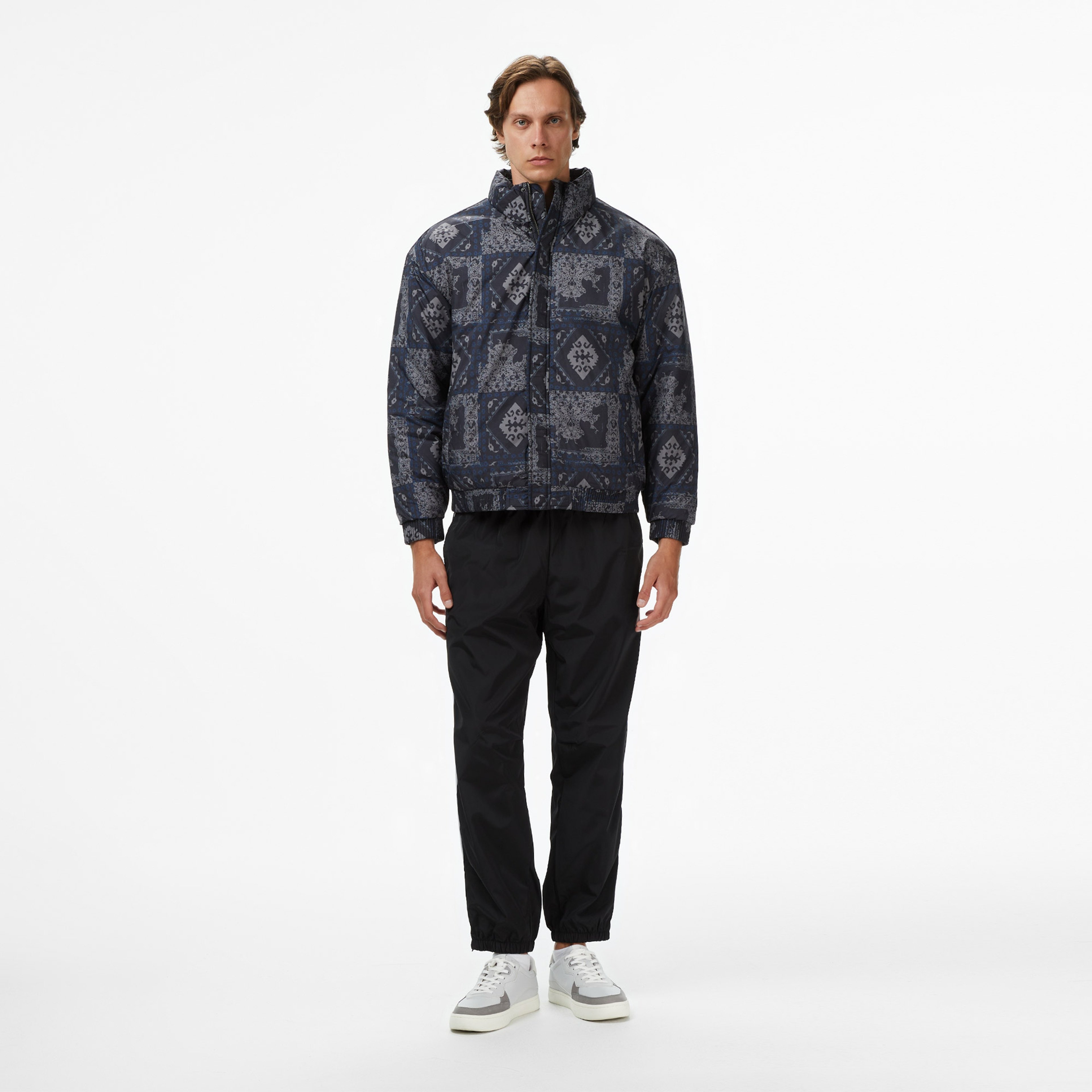 Les Benjamins Regular Fit Erkek Renkli Bomber Ceket