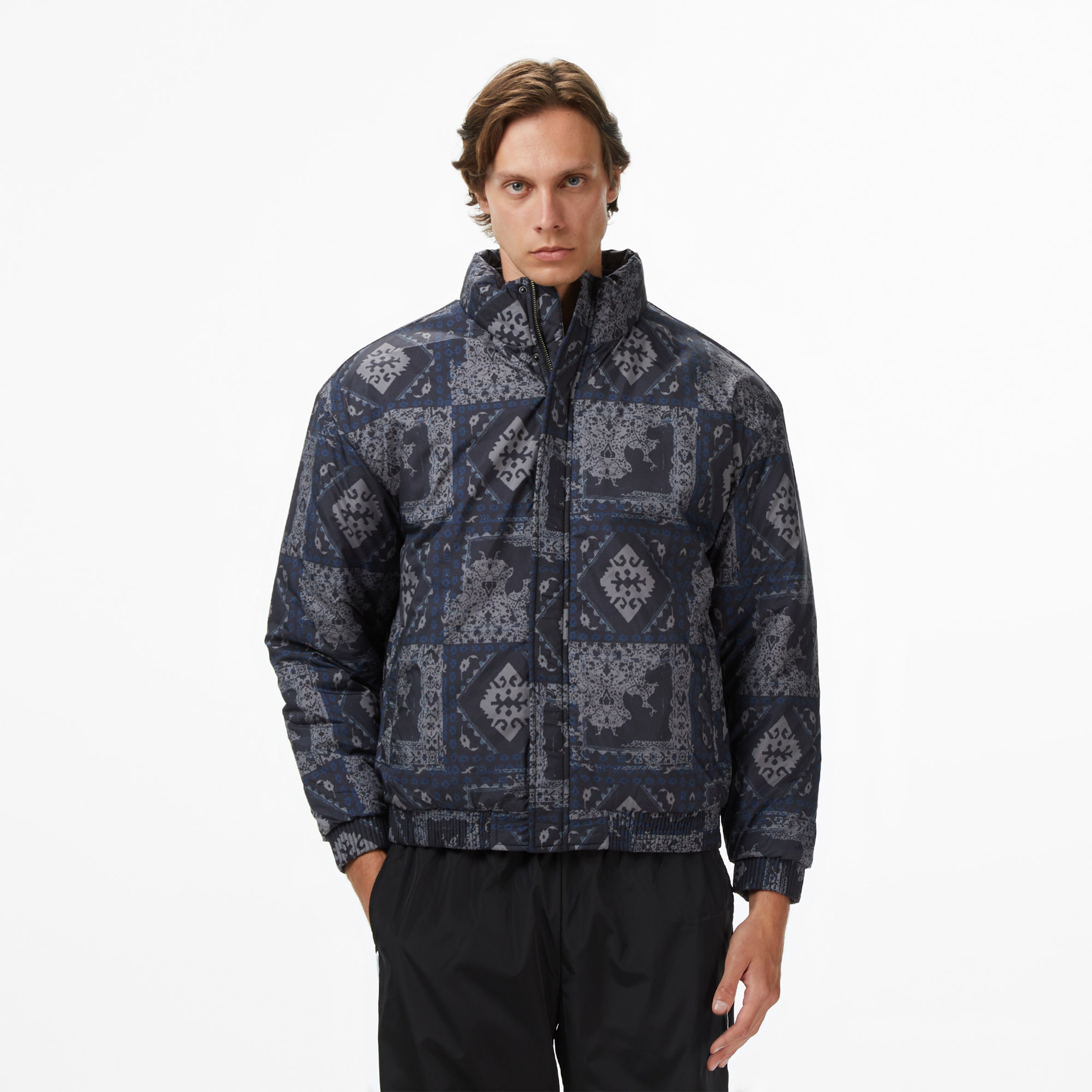 Les Benjamins Regular Fit Erkek Renkli Bomber Ceket