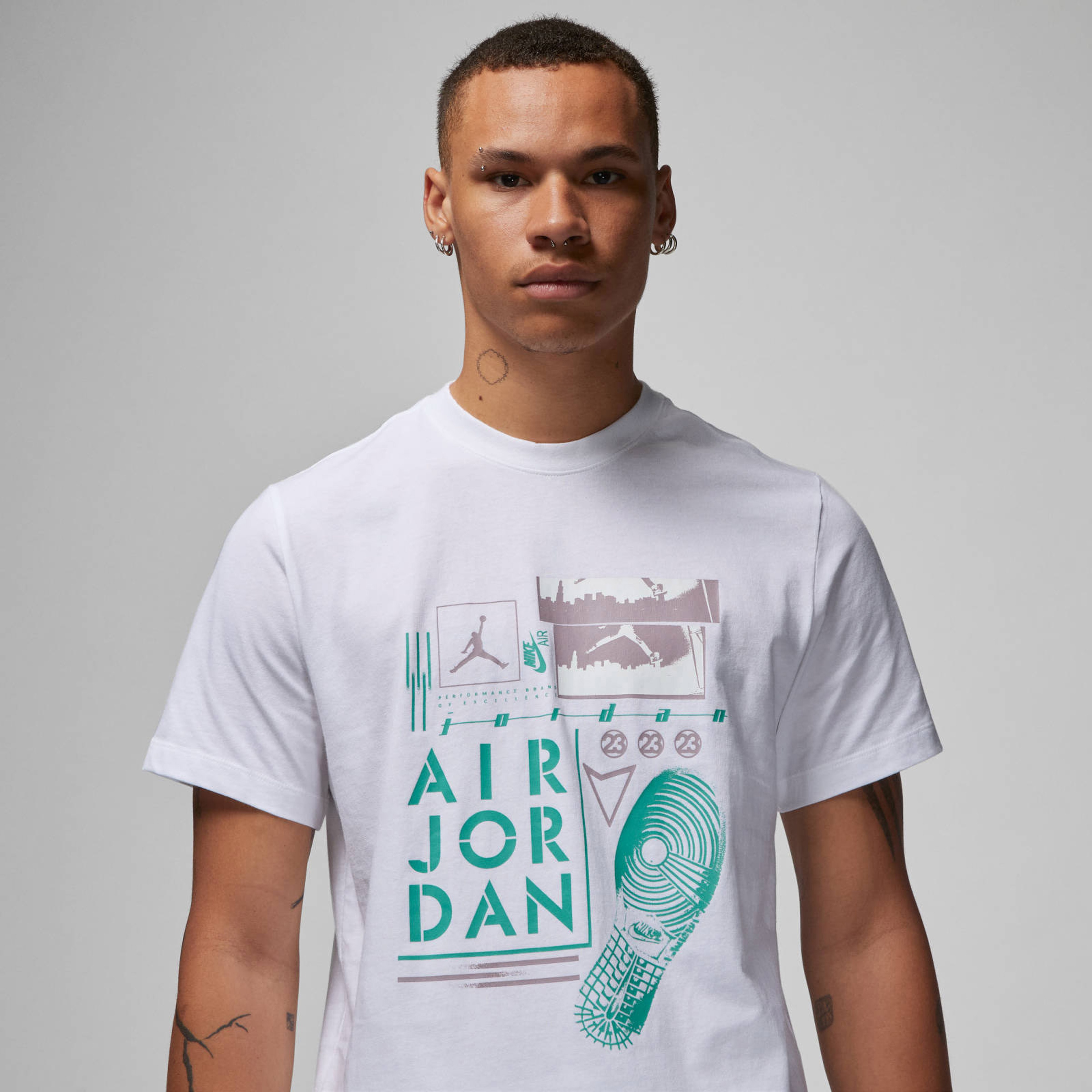 Jordan Brand Erkek Beyaz T-Shirt