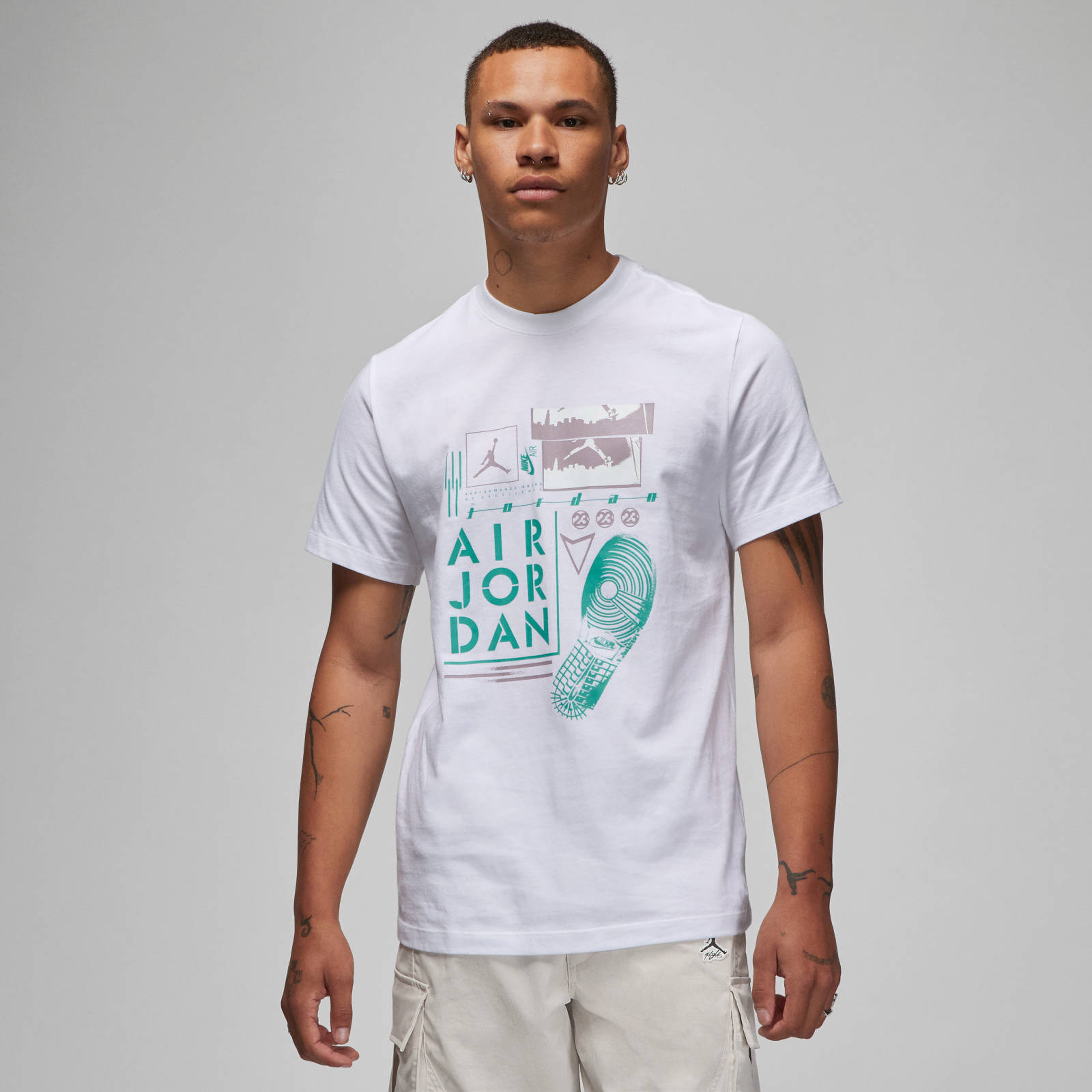 Jordan Brand Erkek Beyaz T-Shirt