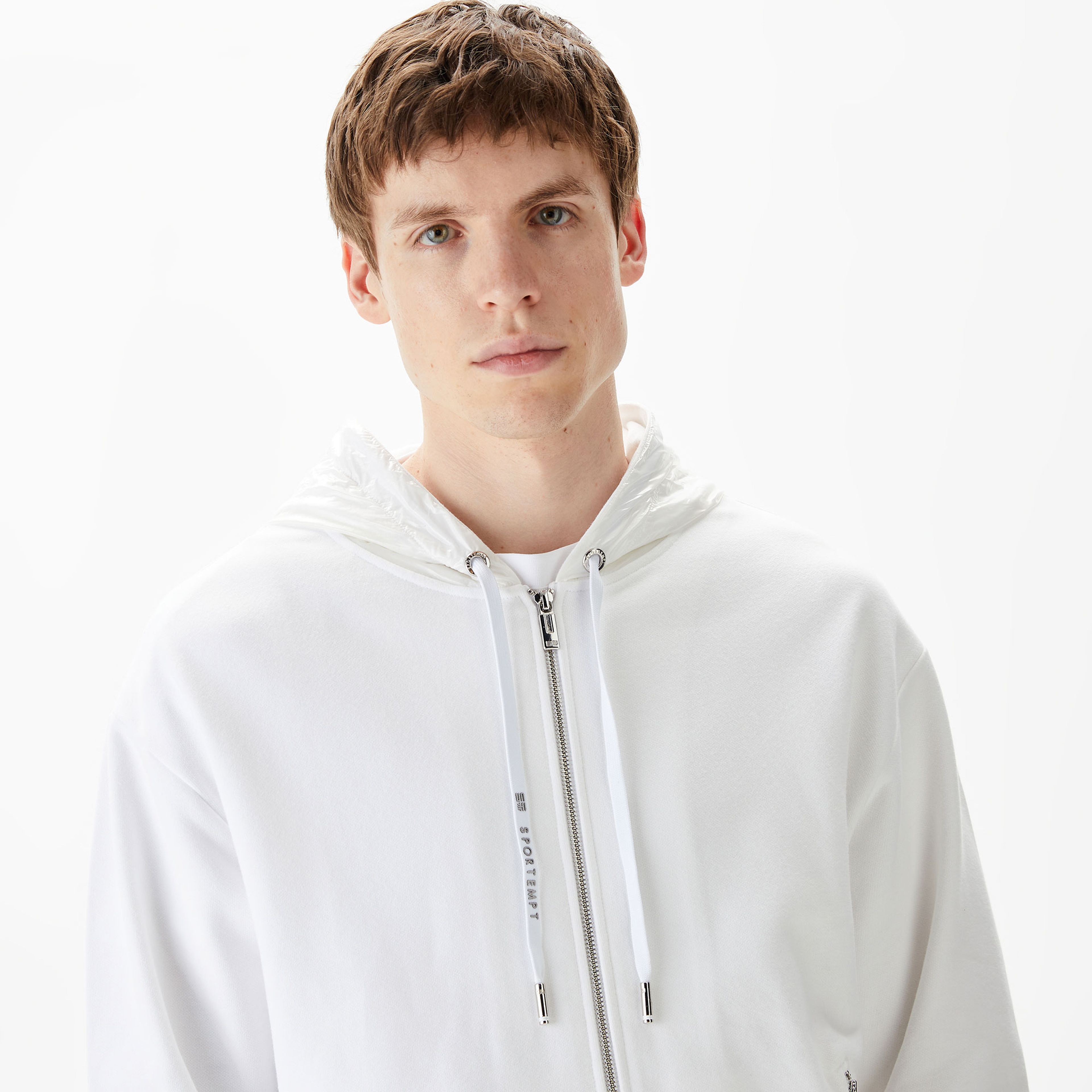 Sportempt Erkek Beyaz Eşofman Üstü