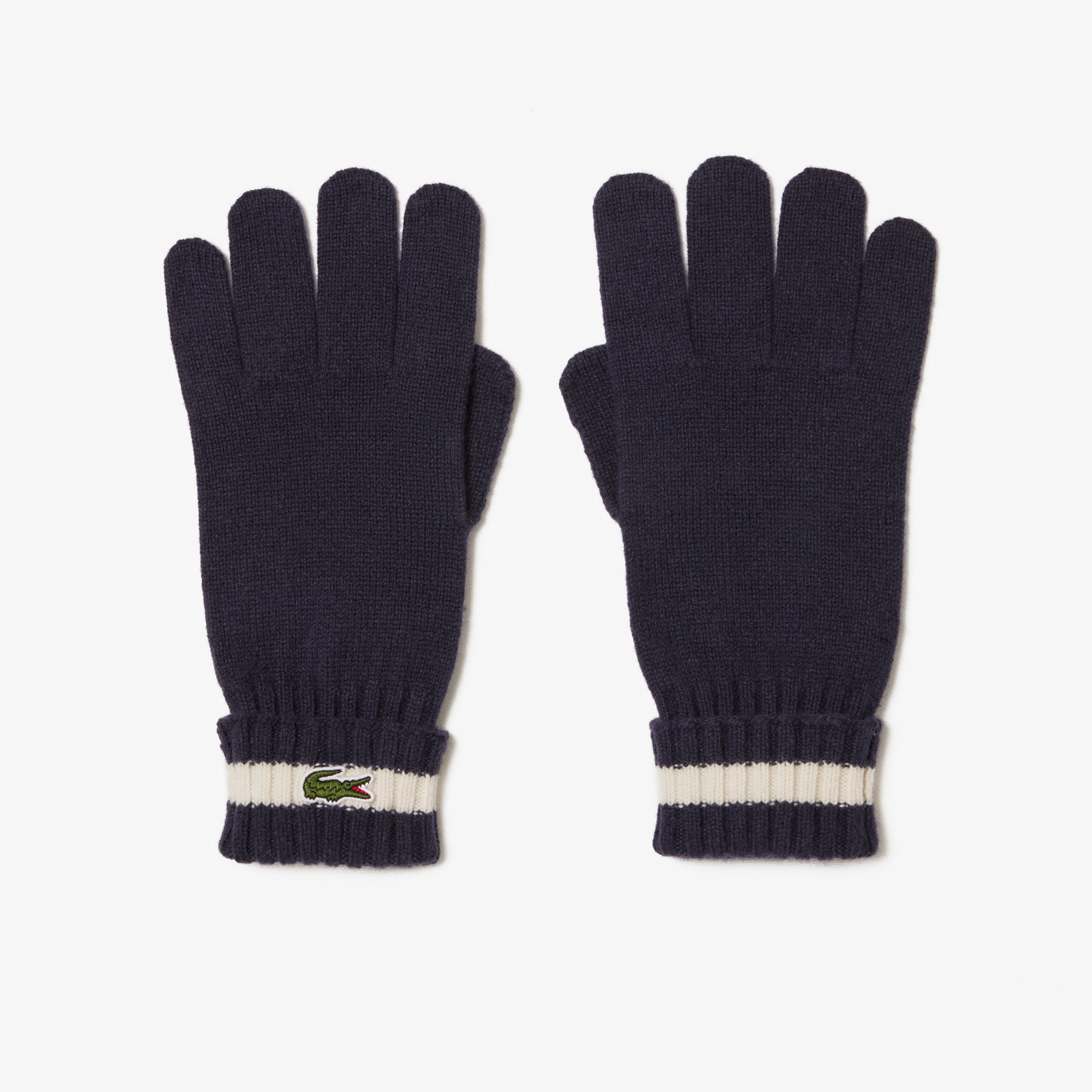 Unisex Lacoste Wool Jersey Gloves