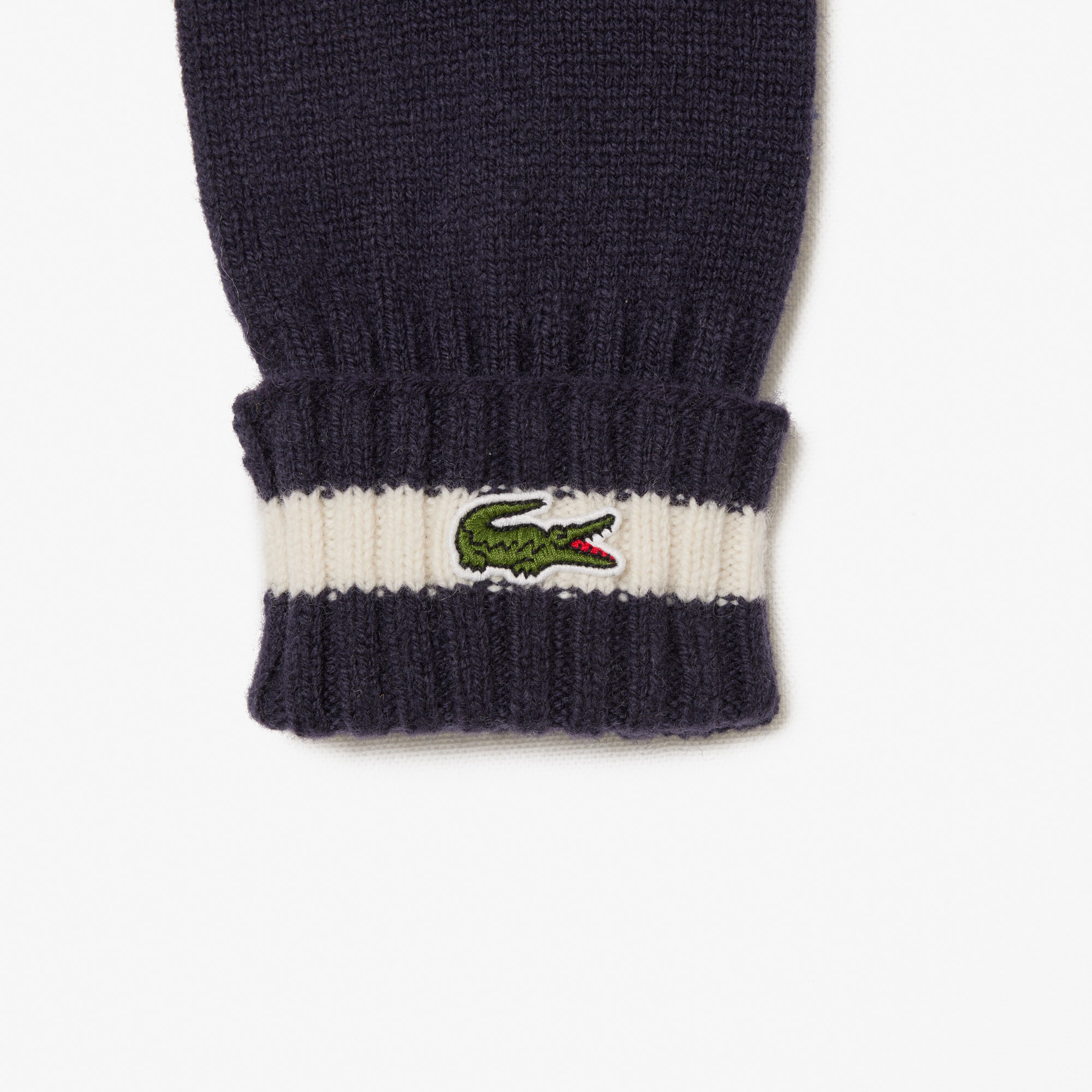 Unisex Lacoste Wool Jersey Gloves