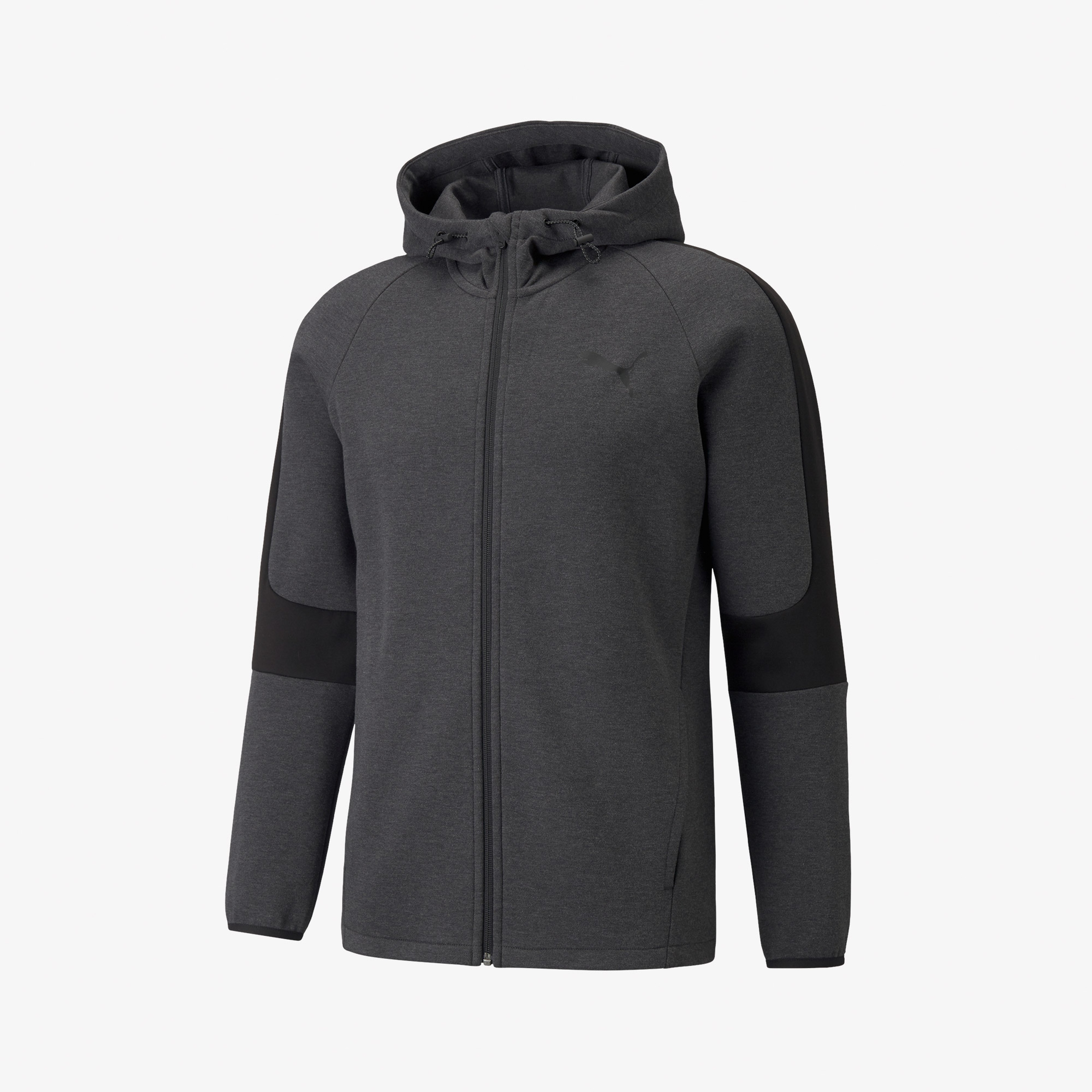 Puma Evostripe Co Erkek Gri Sweatshirt