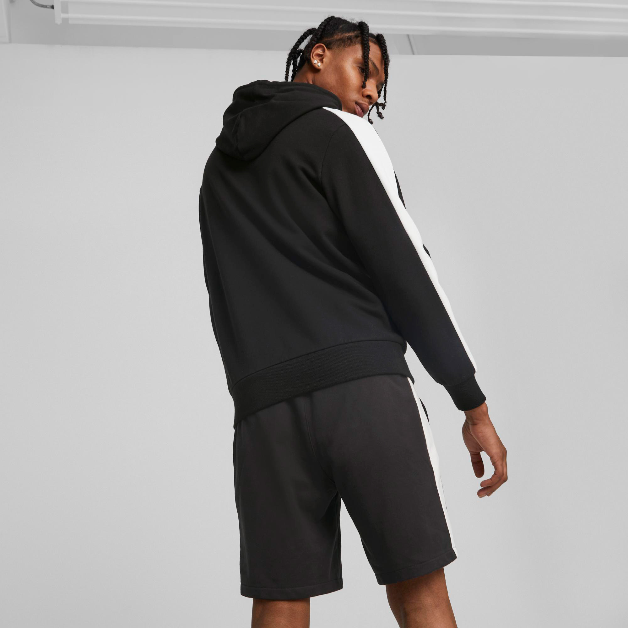 Puma T7 Iconic Erkek Siyah Sweatshirt