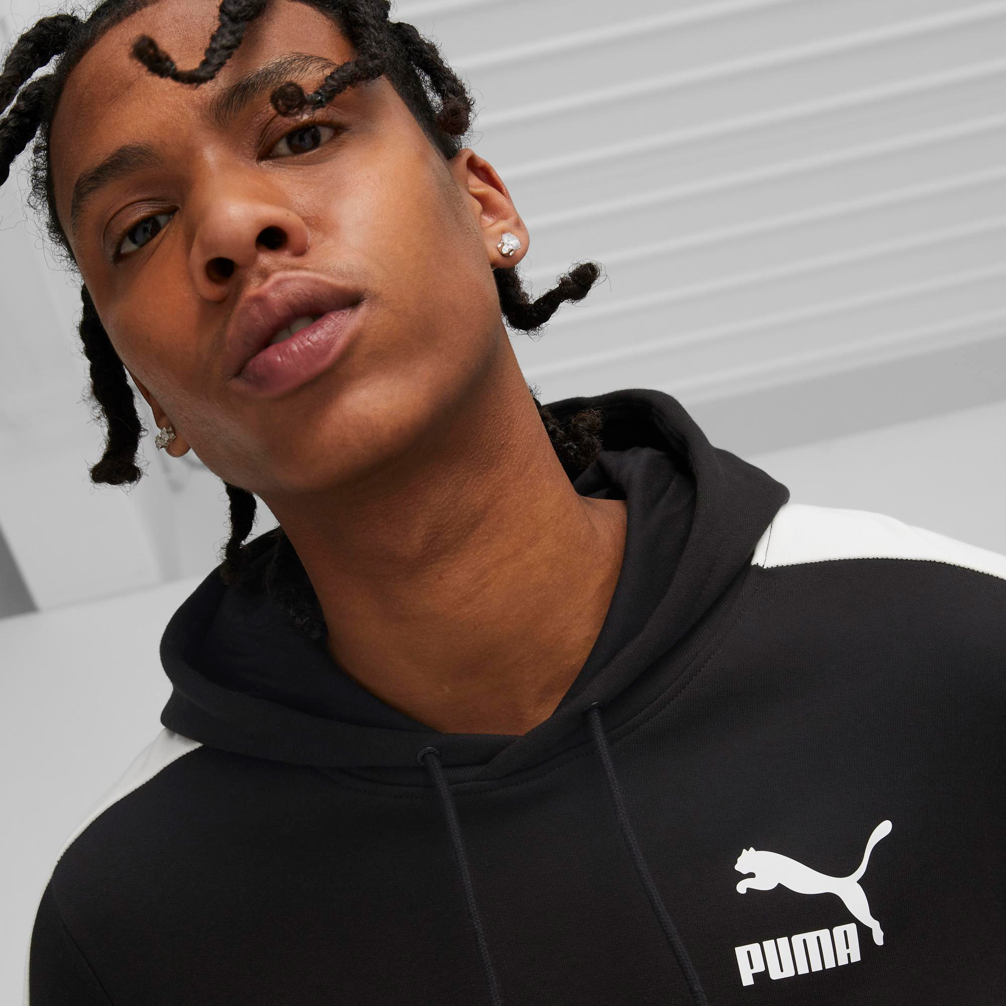 Puma T7 Iconic Erkek Siyah Sweatshirt
