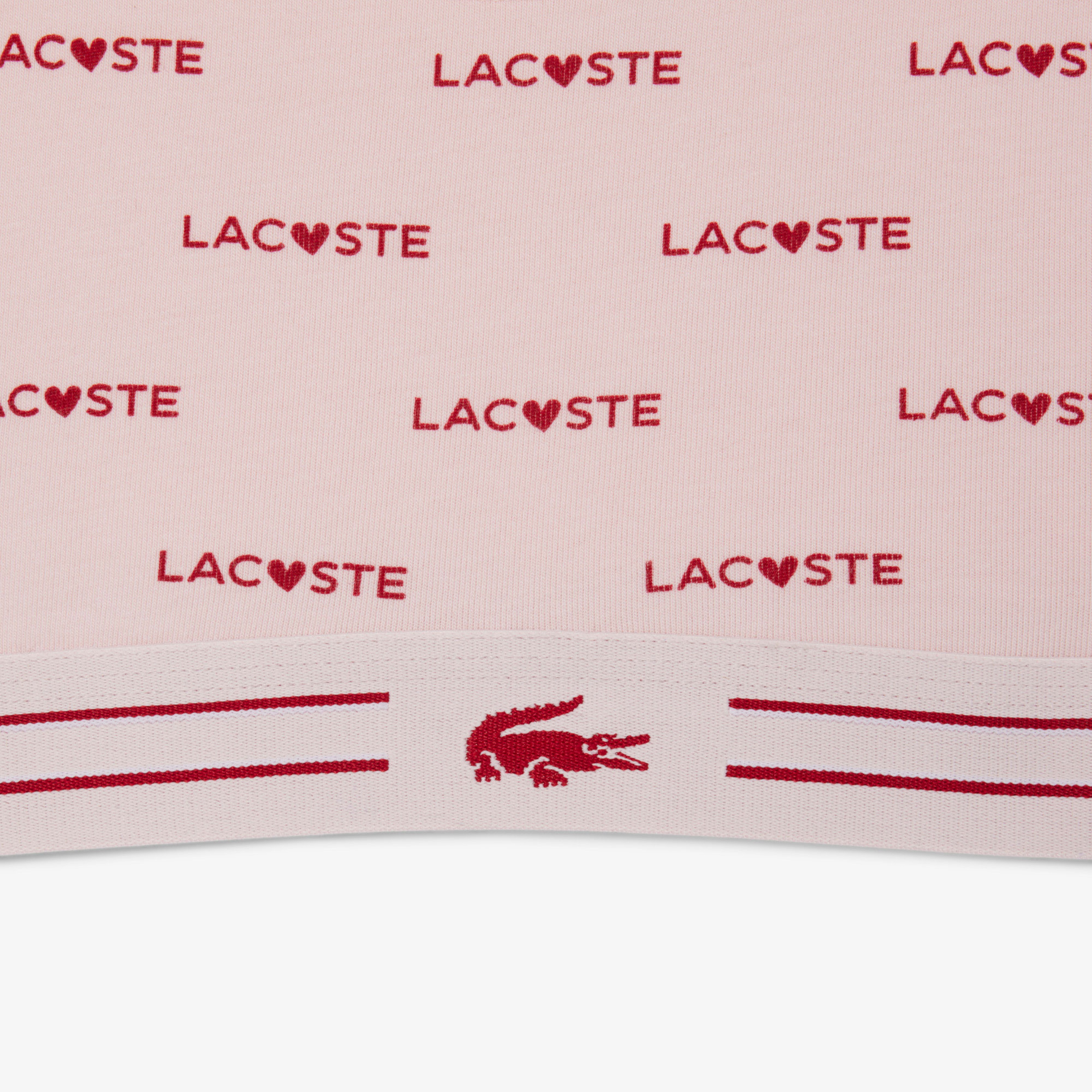 Kadın Baskılı Pembe Bra