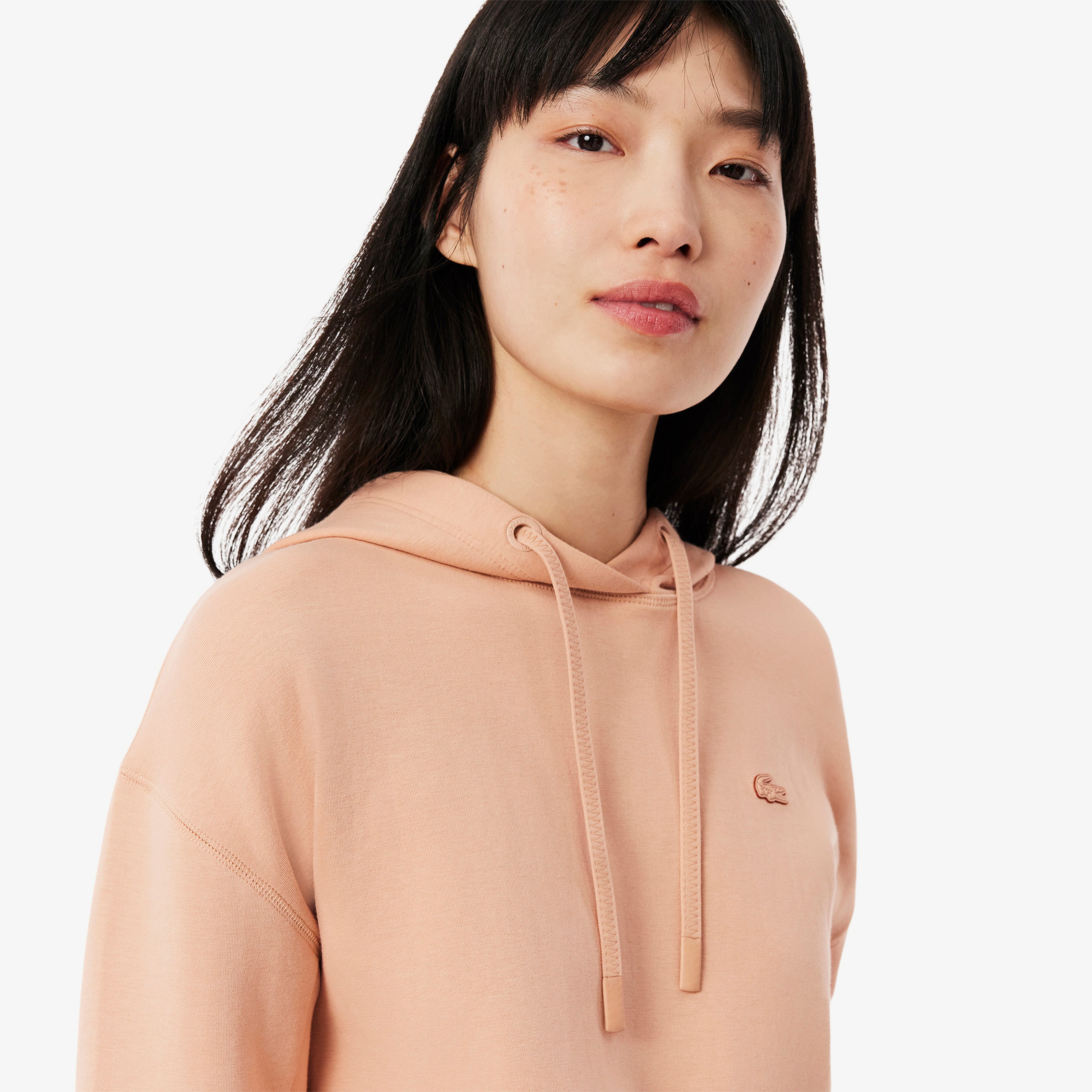 Short Cut Cotton Hoodie