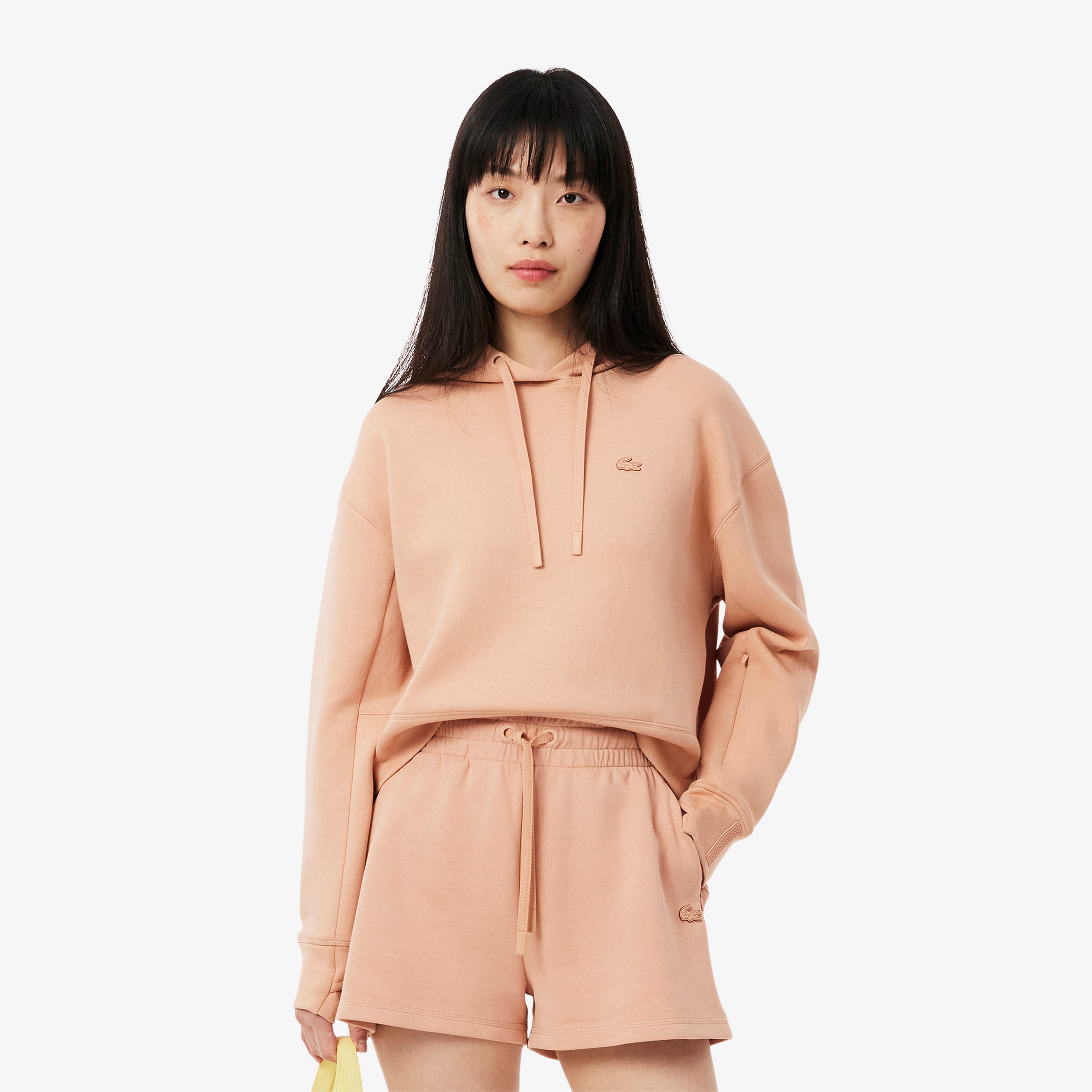 Short Cut Cotton Hoodie