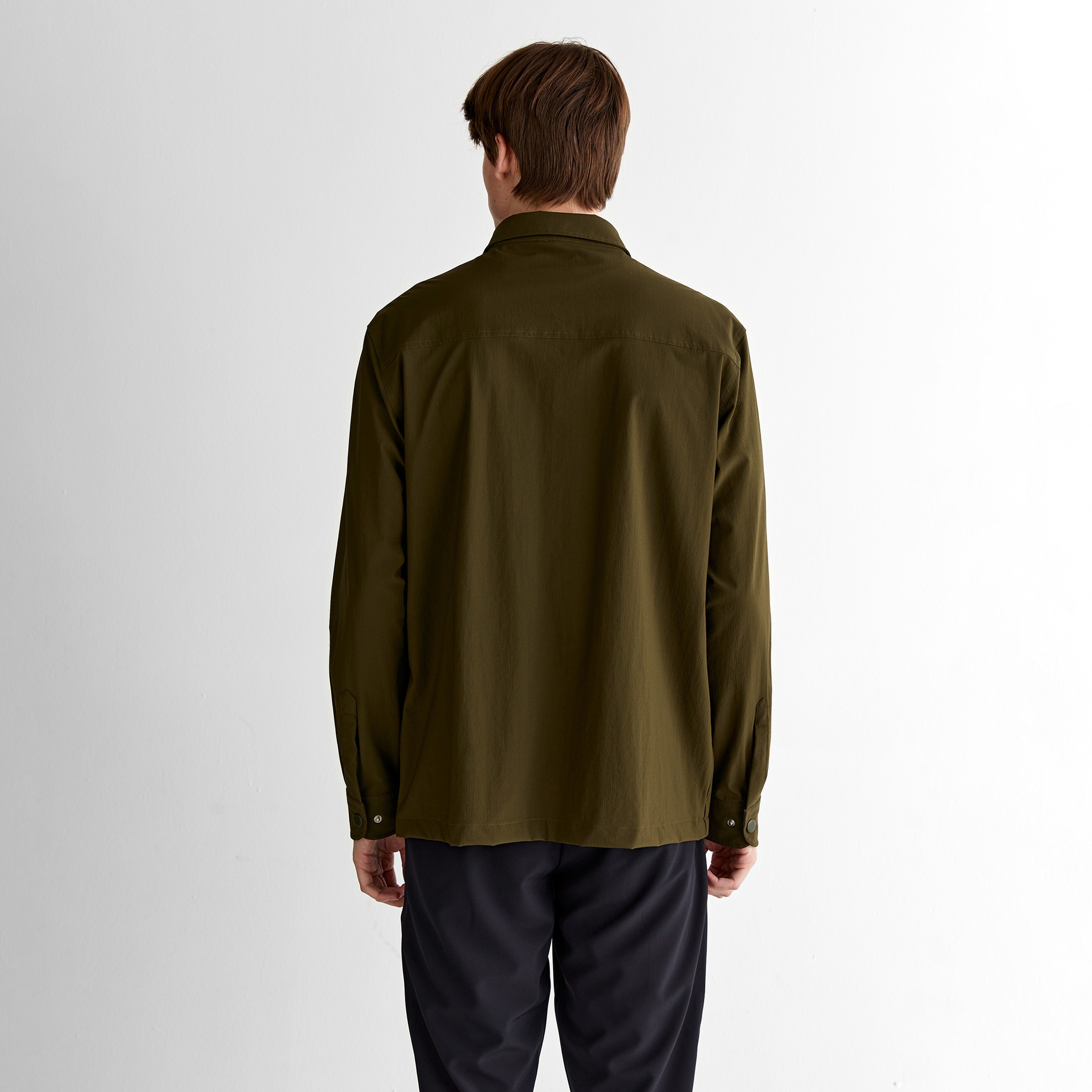 GANT Erkek Yeşil Relaxed Fit Klasik Yaka Gömlek