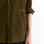 GANT Erkek Yeşil Relaxed Fit Klasik Yaka Gömlek