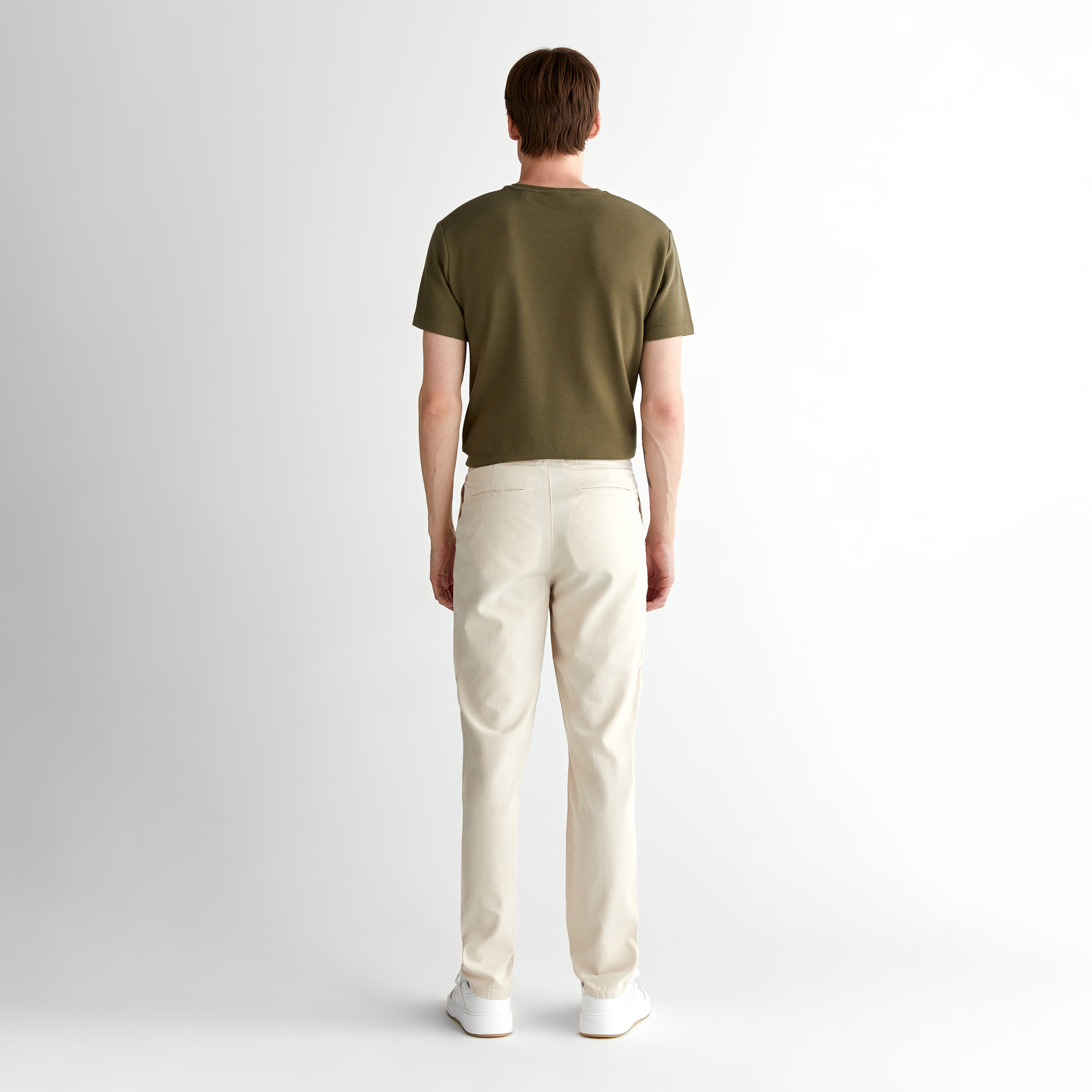 GANT Erkek Krem Jogger Fit Pantolon