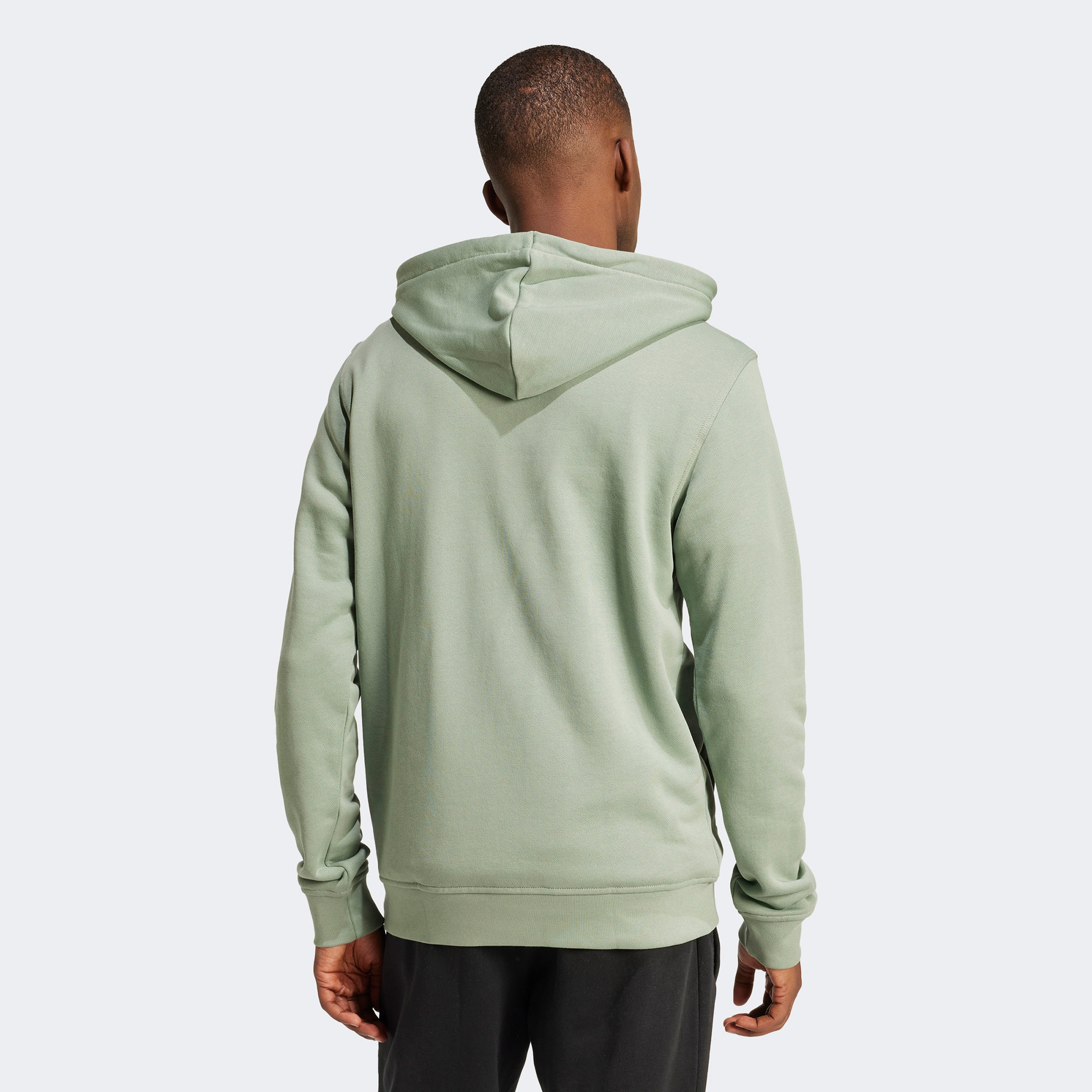 adidas Trefoil Essentials Erkek Yeşil Sweatshirt