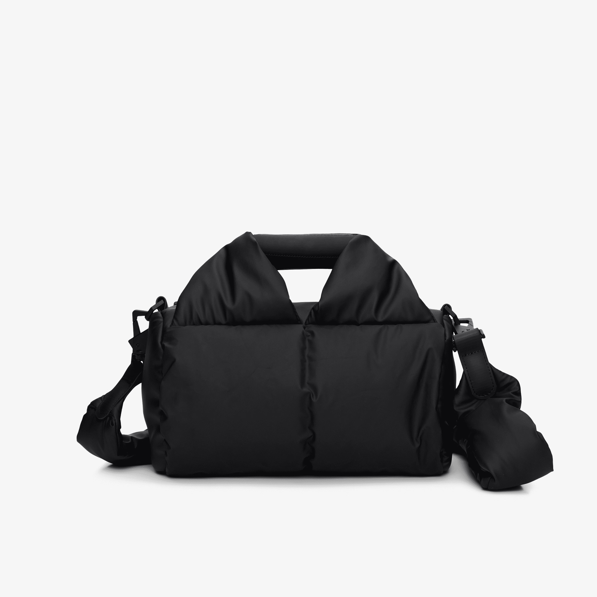 Rains Nyssa Puffer Duffel Crossbody Mini W3 Unisex Siyah Omuz Çantası