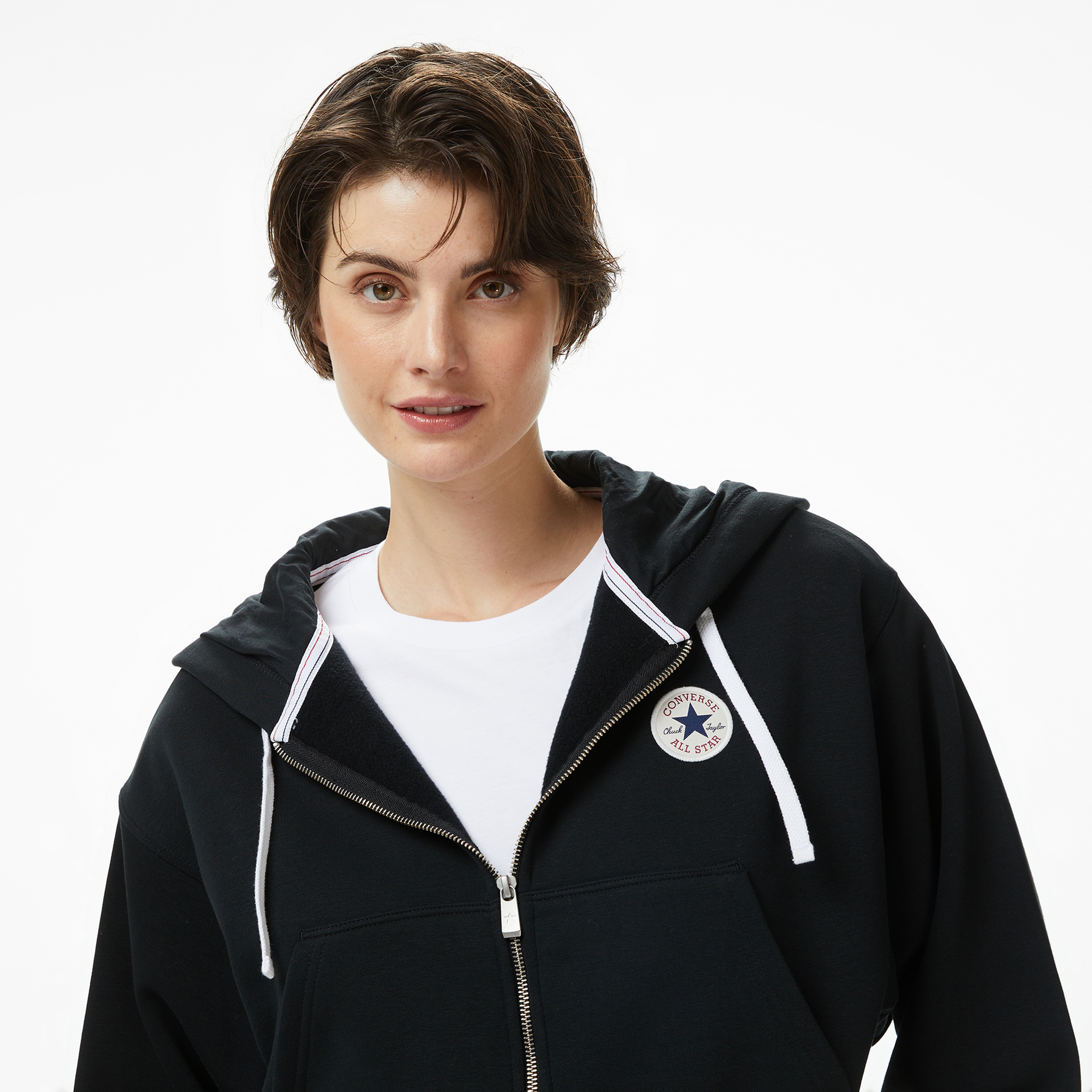 Converse Kadın Siyah Hırka