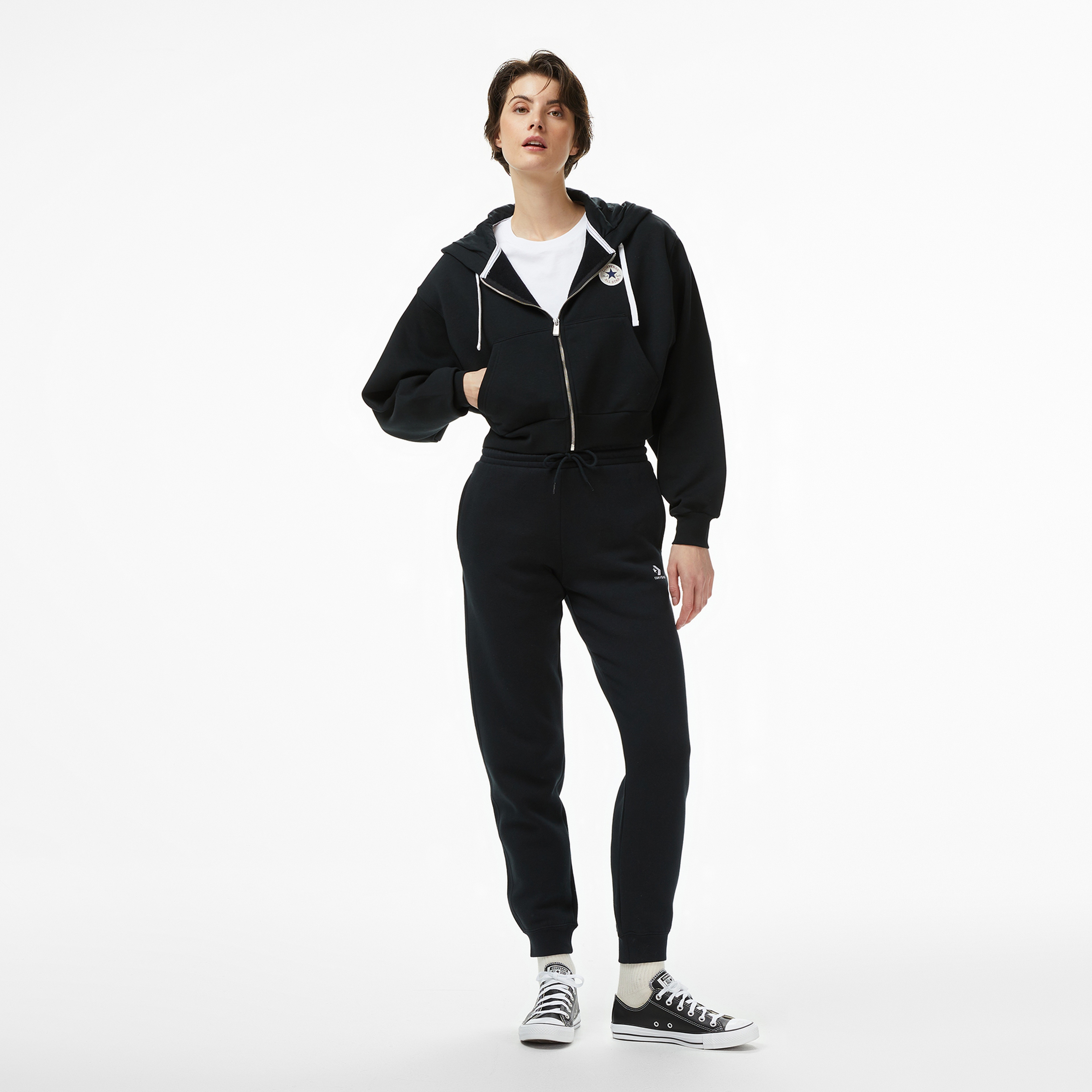 Converse Kadın Siyah Hırka