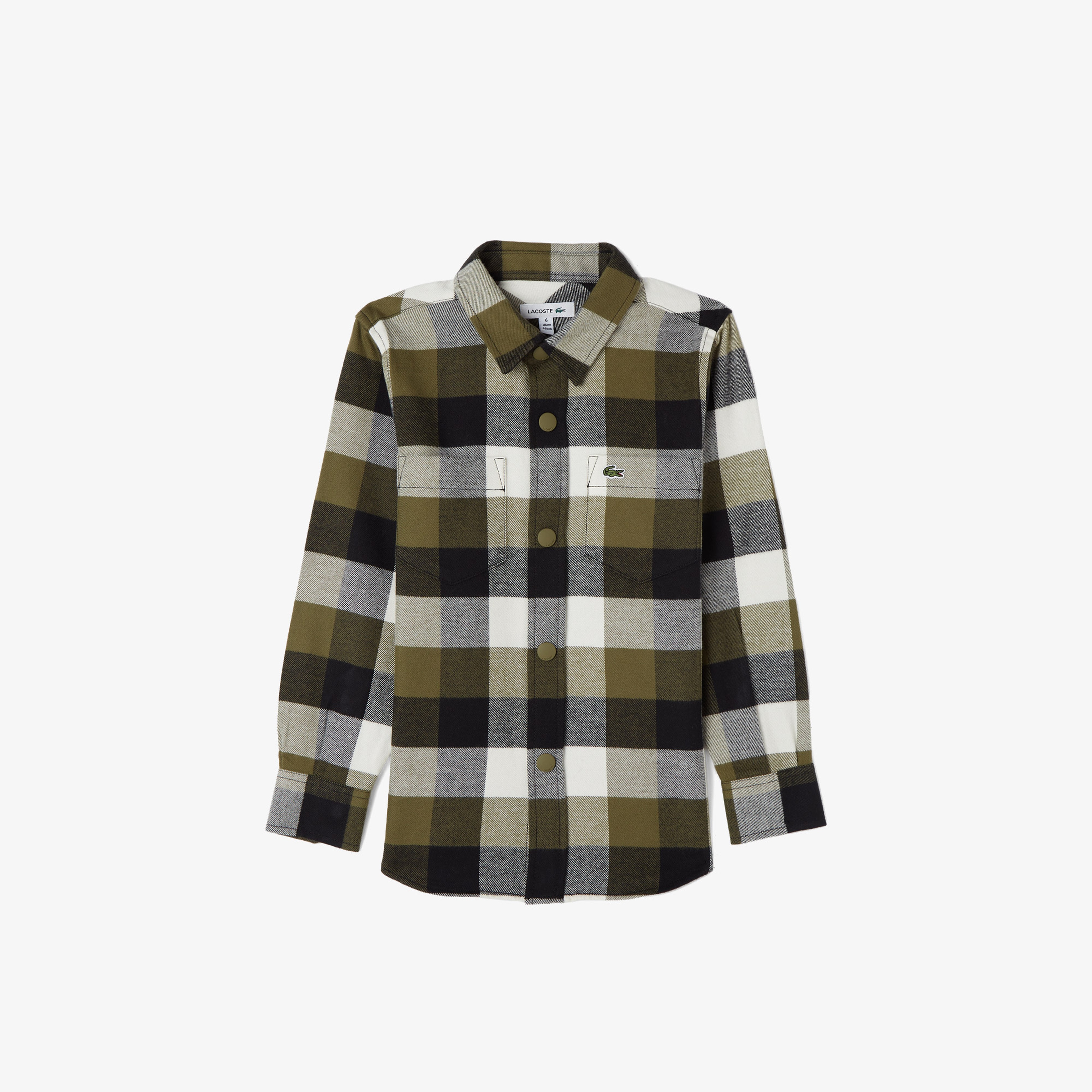 Lacoste Çocuk Haki Gömlek