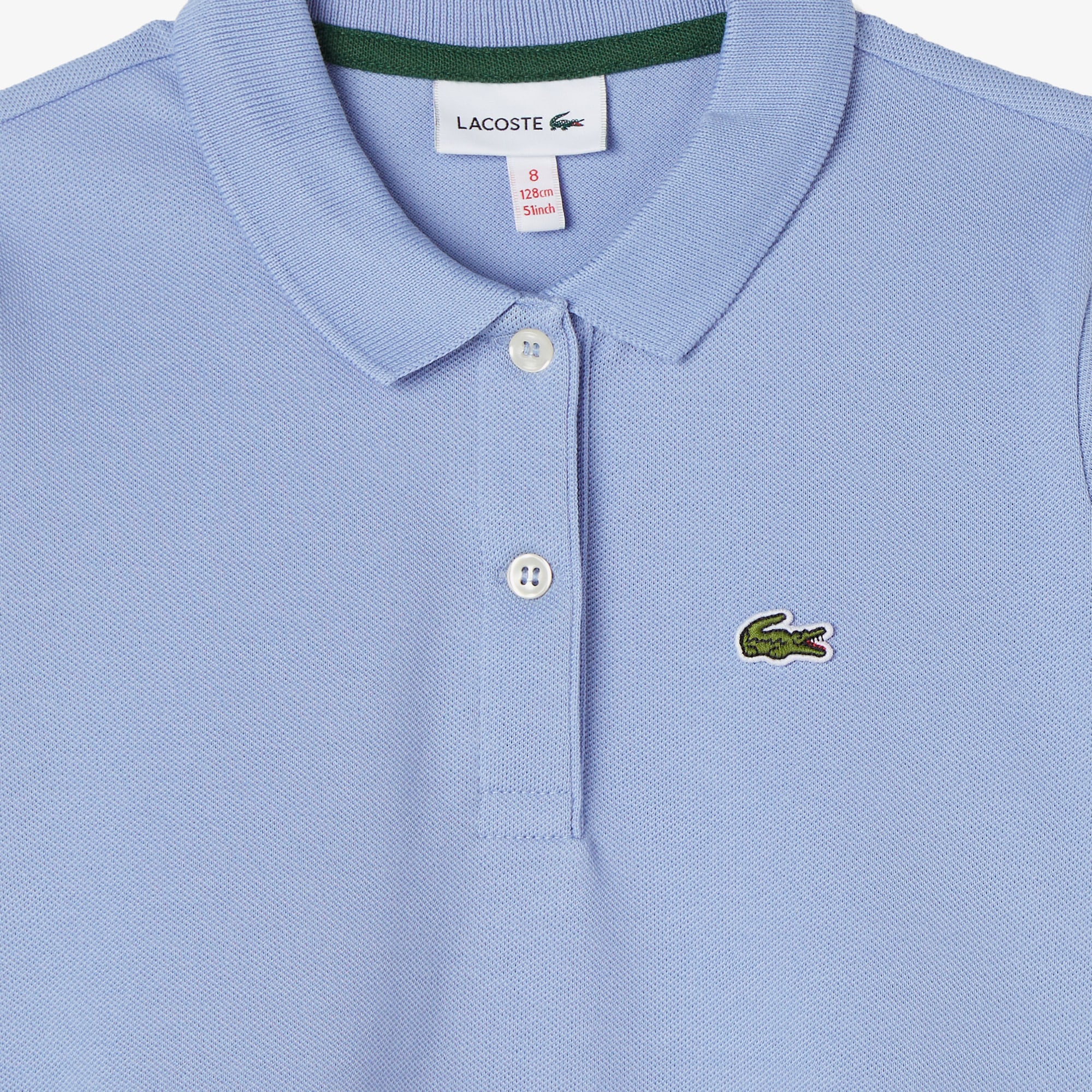 Çocuk Uzun Kollu Polo Yaka Mavi Elbise