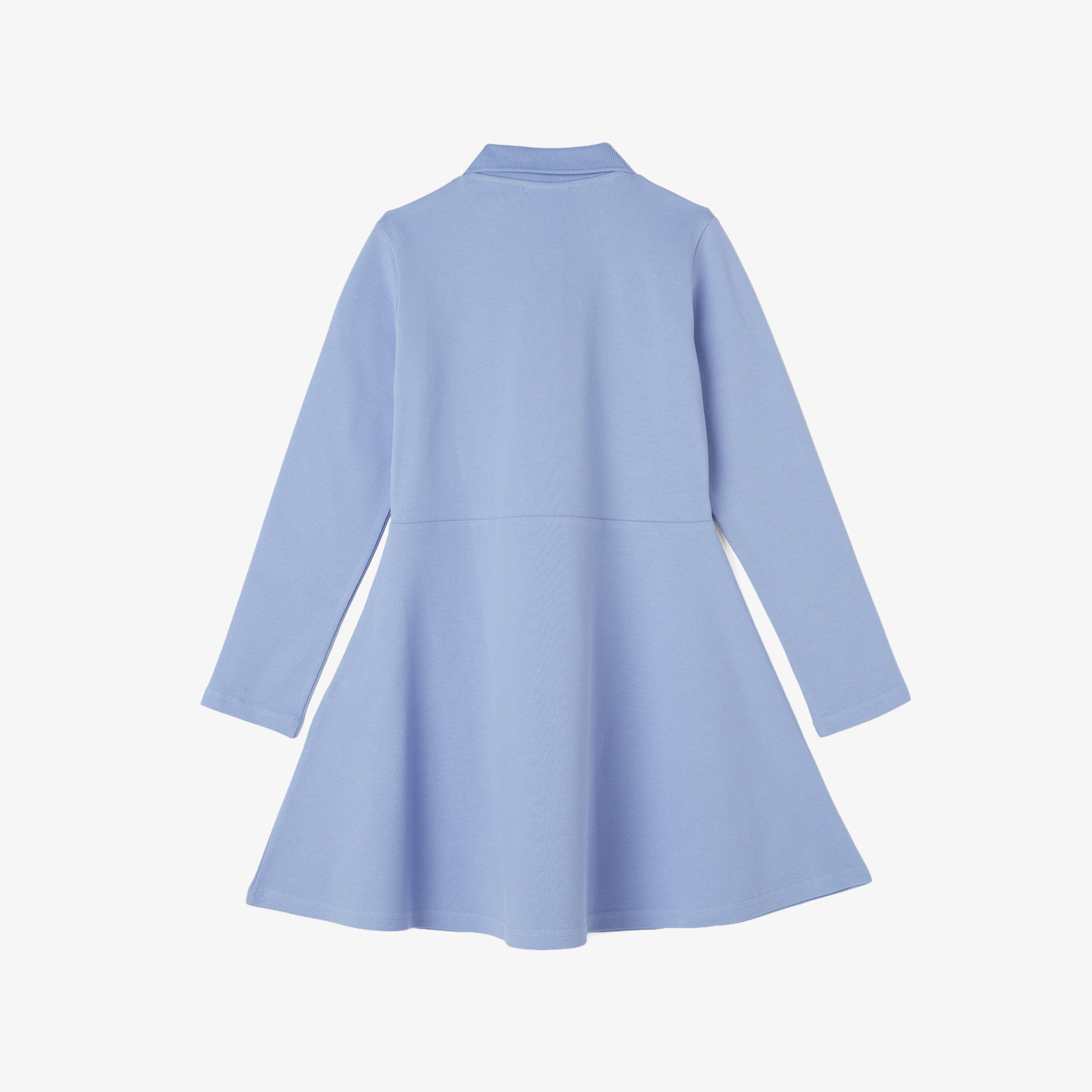 Lacoste Çocuk Uzun Kollu Polo Yaka Mavi Elbise