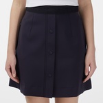 Kadın Classic Fit Lacivert Etek