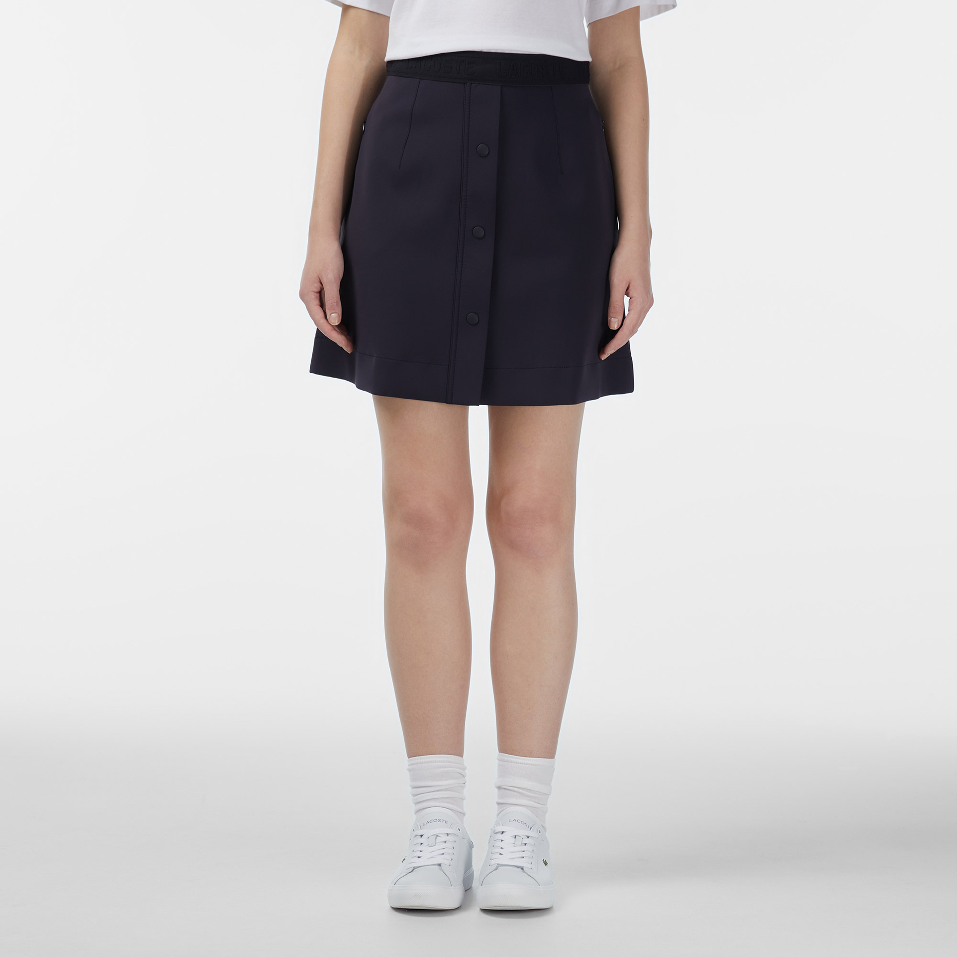 Kadın Classic Fit Lacivert Etek