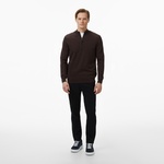 Nautica Erkek Kahverengi Classic Fit Kazak