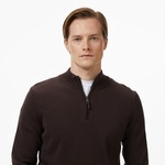 Nautica Erkek Kahverengi Classic Fit Kazak