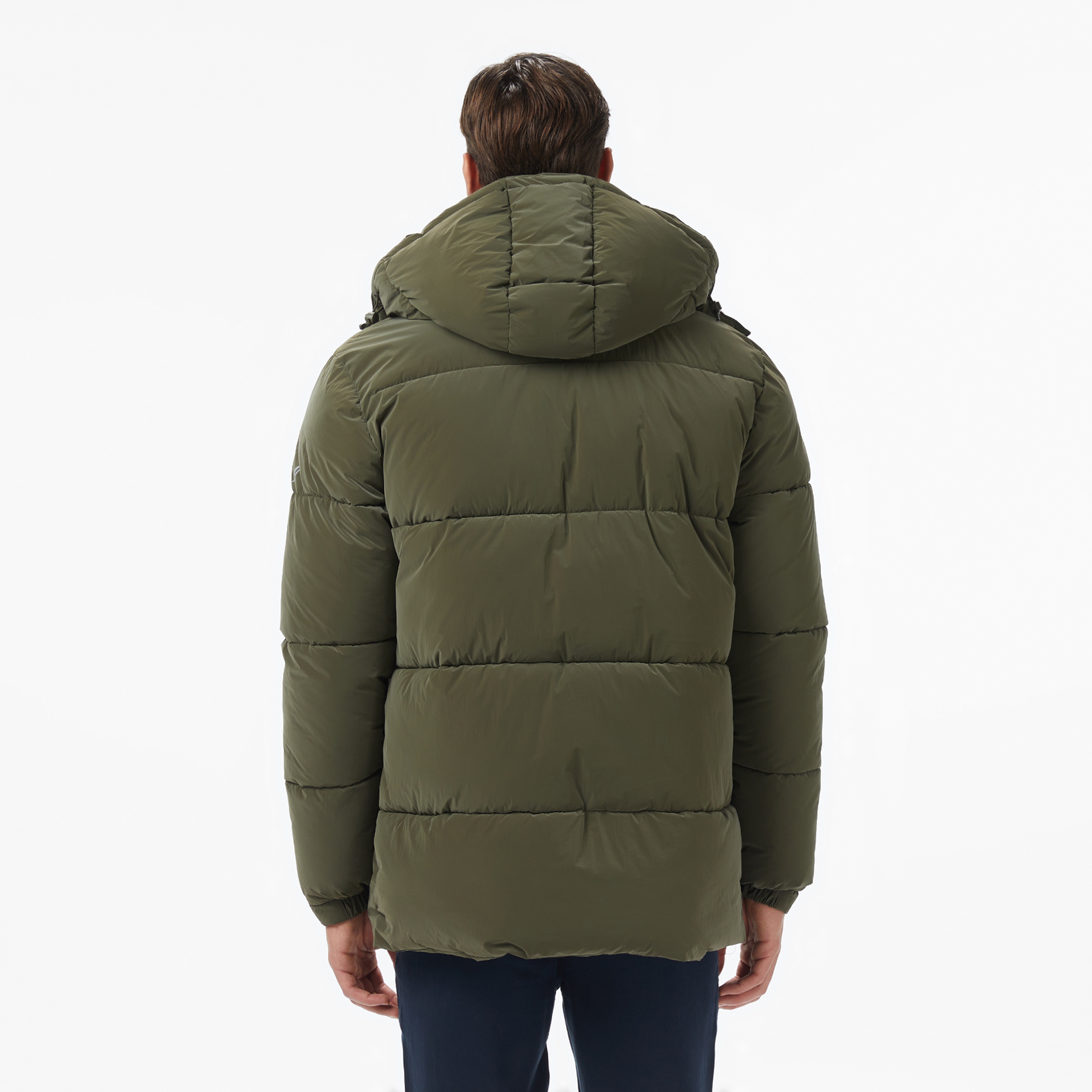 Nautica Erkek Yeşil Regular Fit Mont