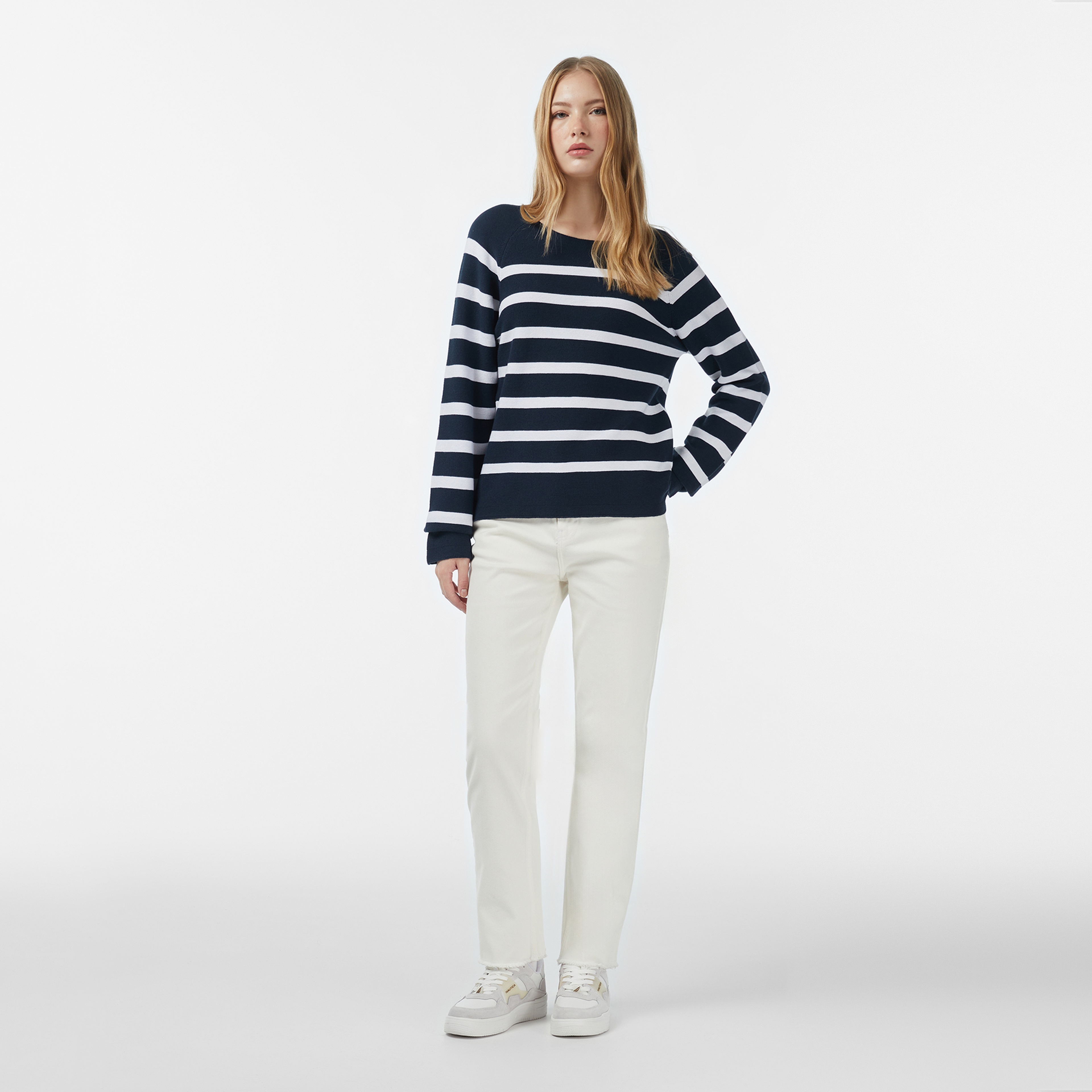 Nautica Kadın Lacivert Regular Fit Kazak