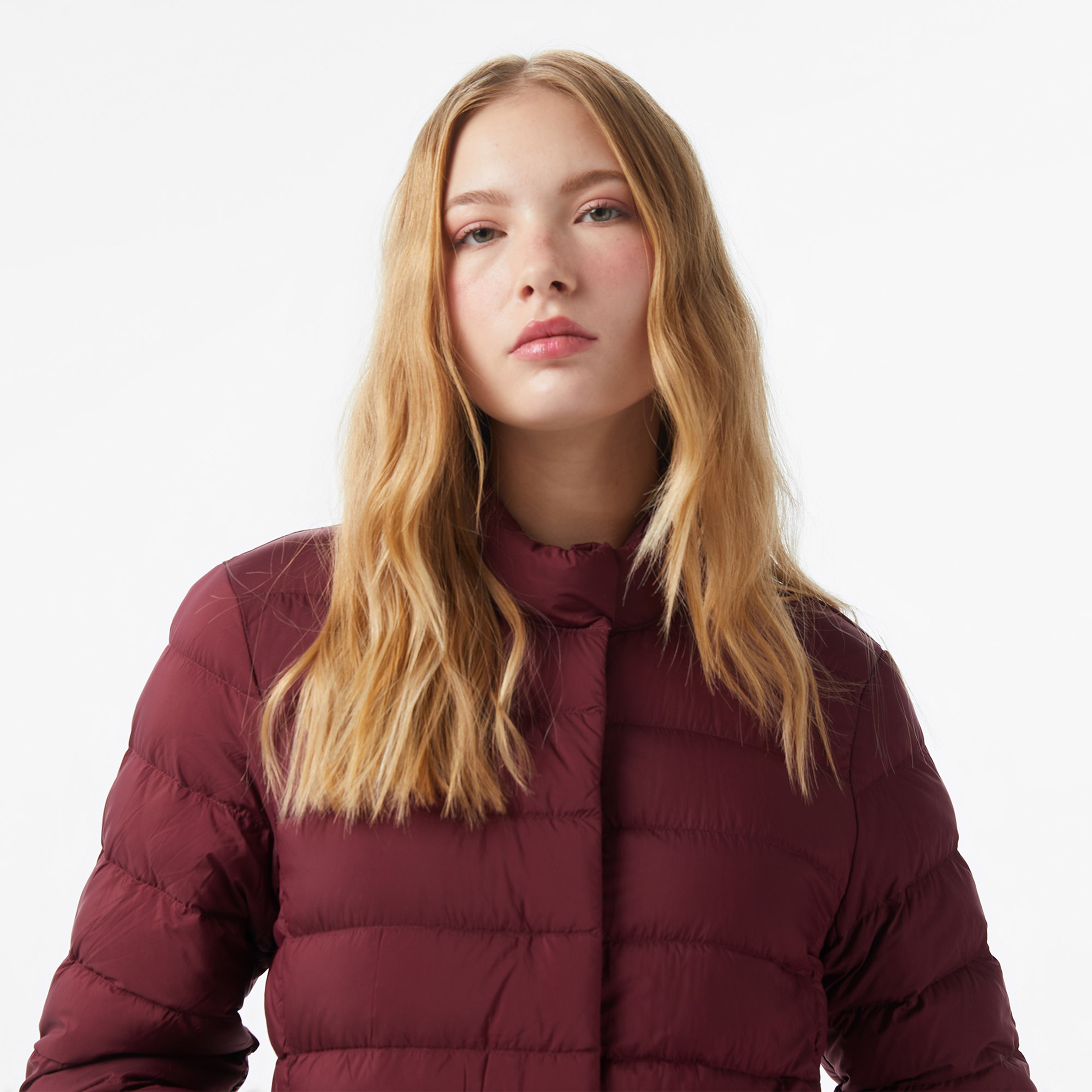 Nautica Kadın Bordo Regular Fit Mont