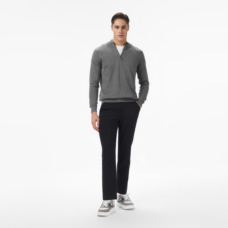 Nautica Kadın Siyah Classic Fit Pantolon