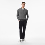 Nautica Erkek Gri Classic Fit Kazak