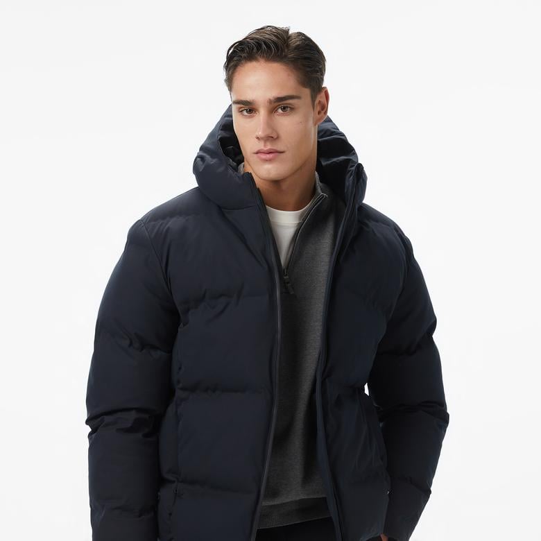 Nautica Erkek Siyah Regular Fit Mont