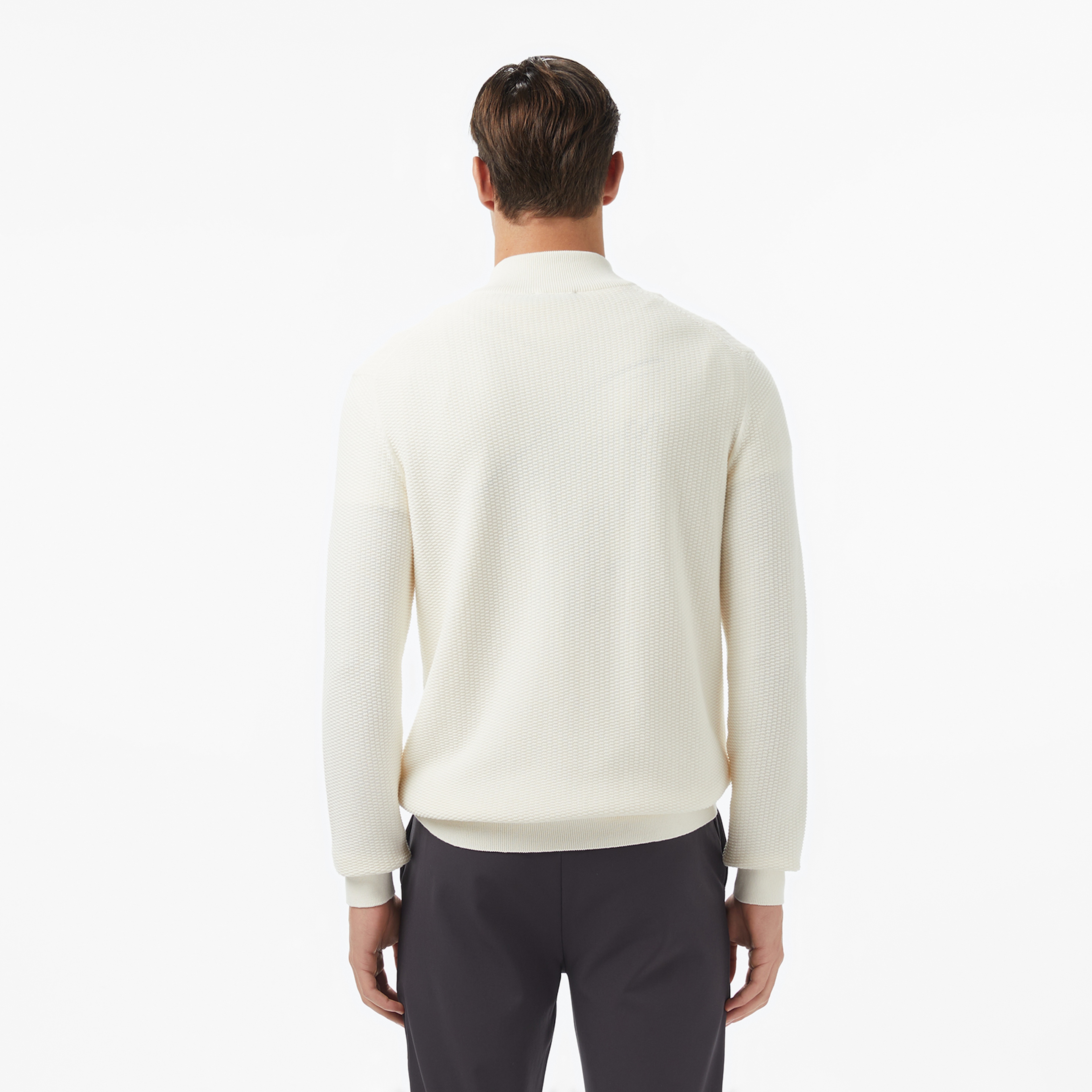 Nautica Erkek Krem Classic Fit Kazak